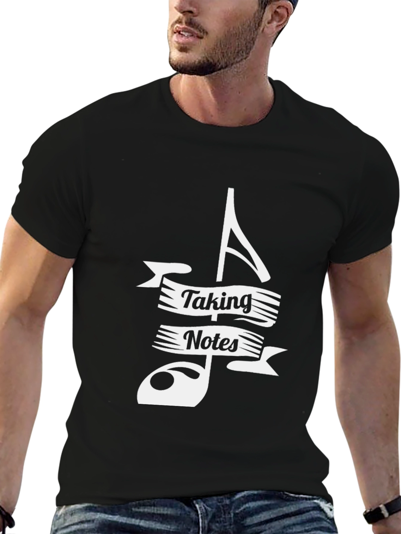 Taking Notes Graphic Tee - Music Lovers T-Shirt
