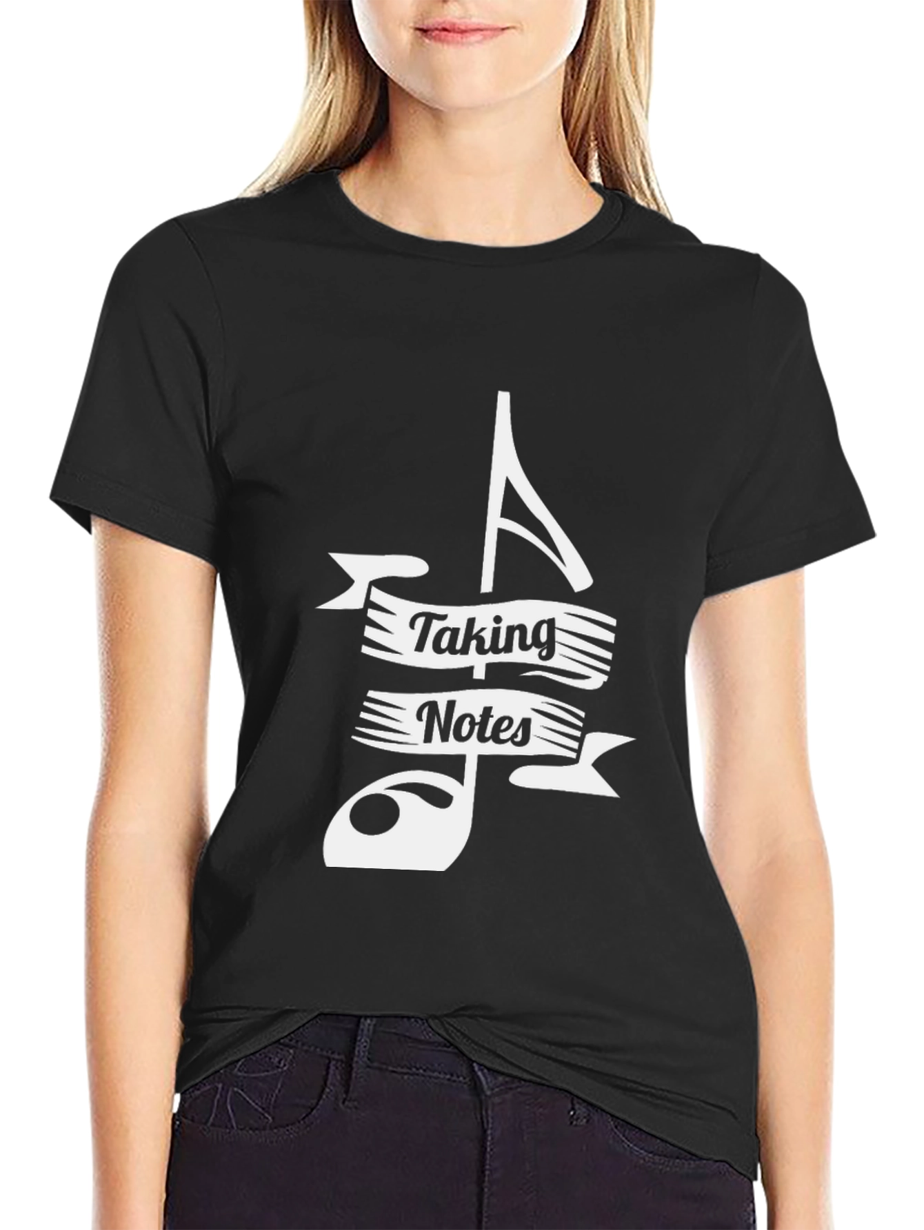 Taking Notes Graphic Tee - Music Lovers T-Shirt