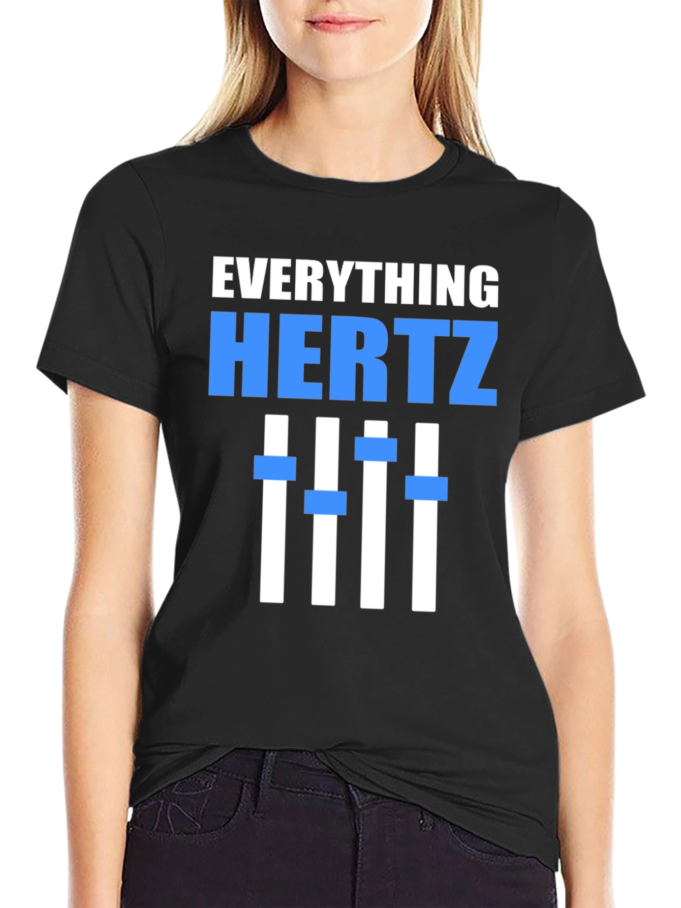 Everything Hertz Graphic T-Shirt - Black