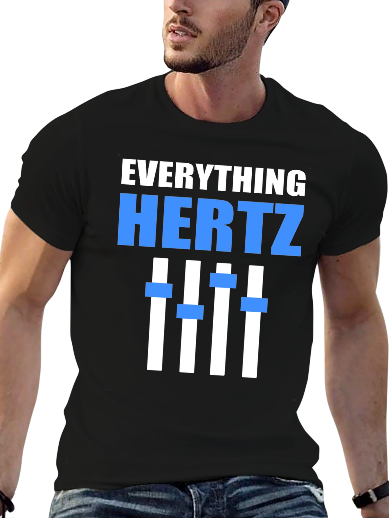 Everything Hertz Graphic T-Shirt - Black