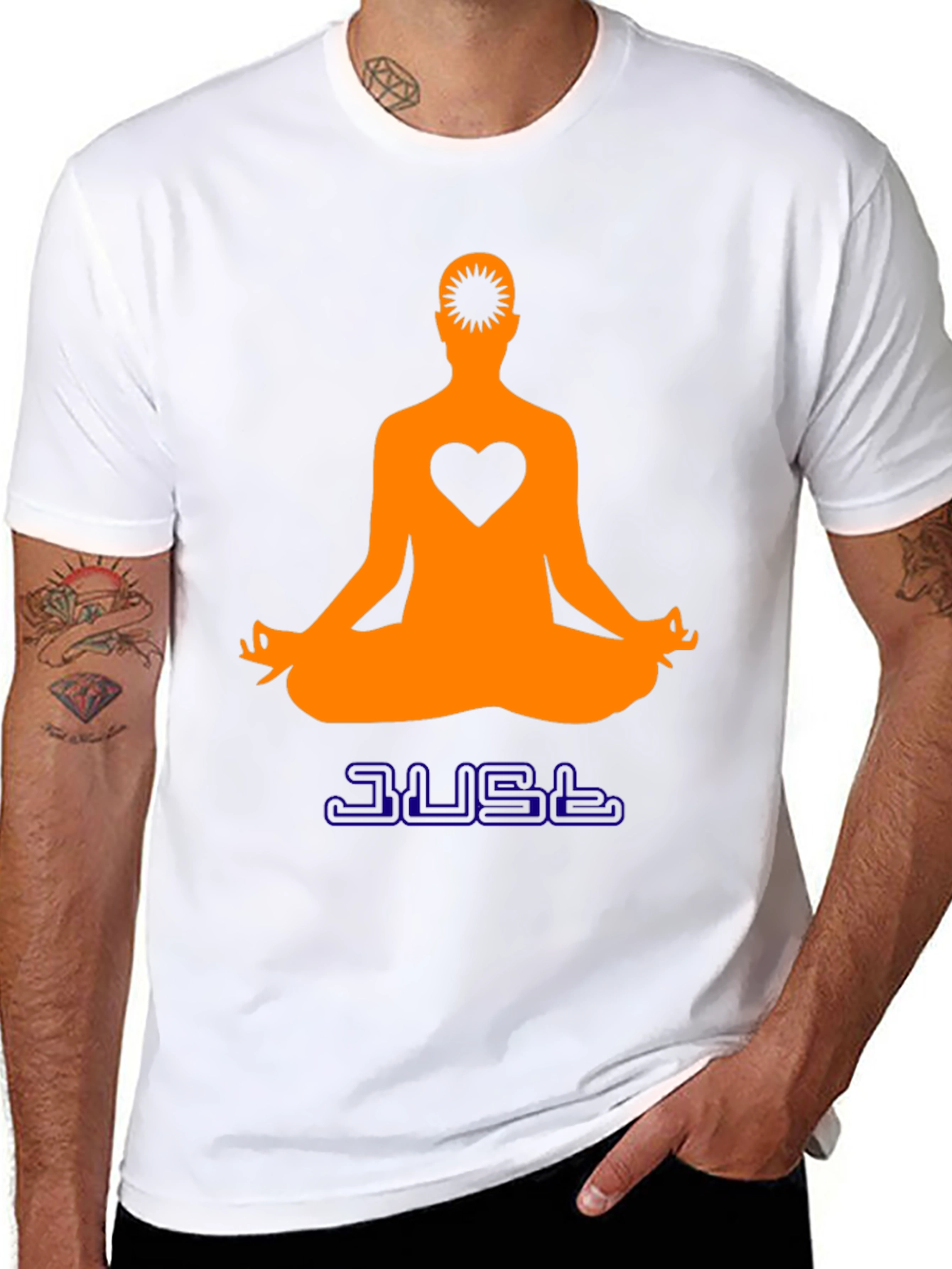 Meditative Heart Chakra Graphic Tee