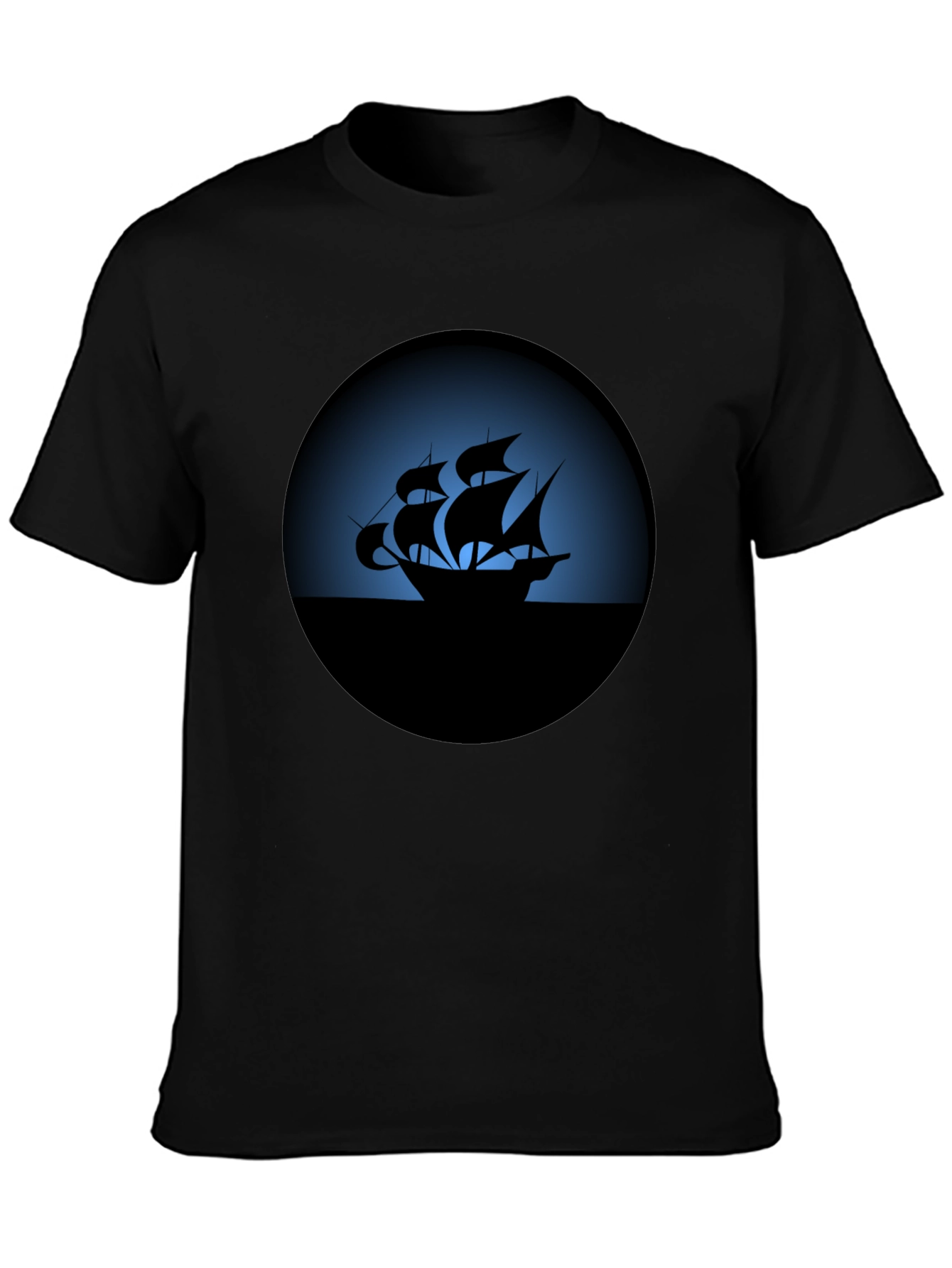 Nautical Silhouette Tee - Black