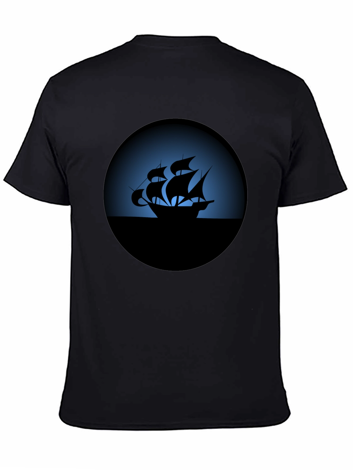 Nautical Silhouette Tee - Black
