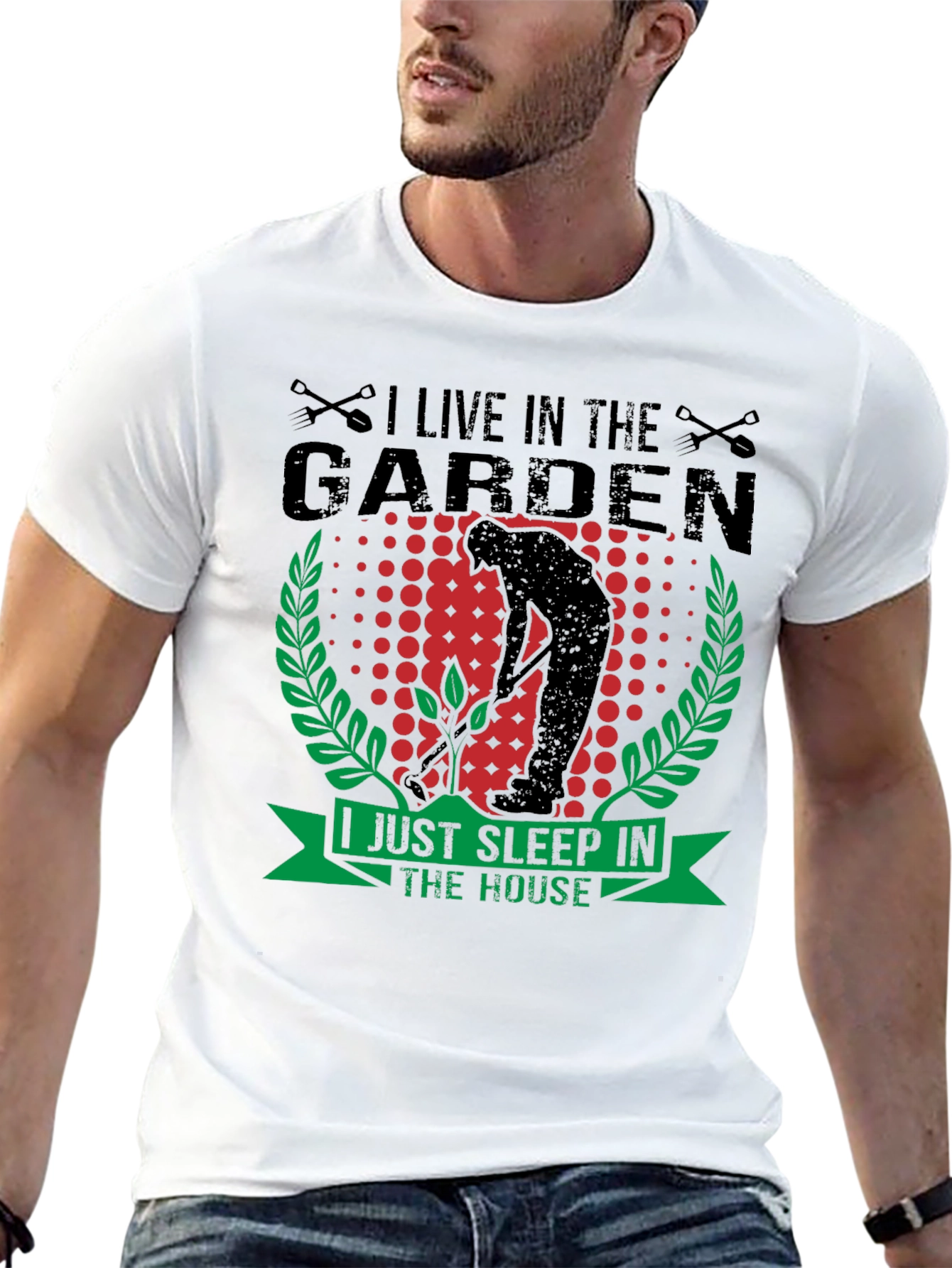 Gardeners Life T-Shirt - Live in the Garden