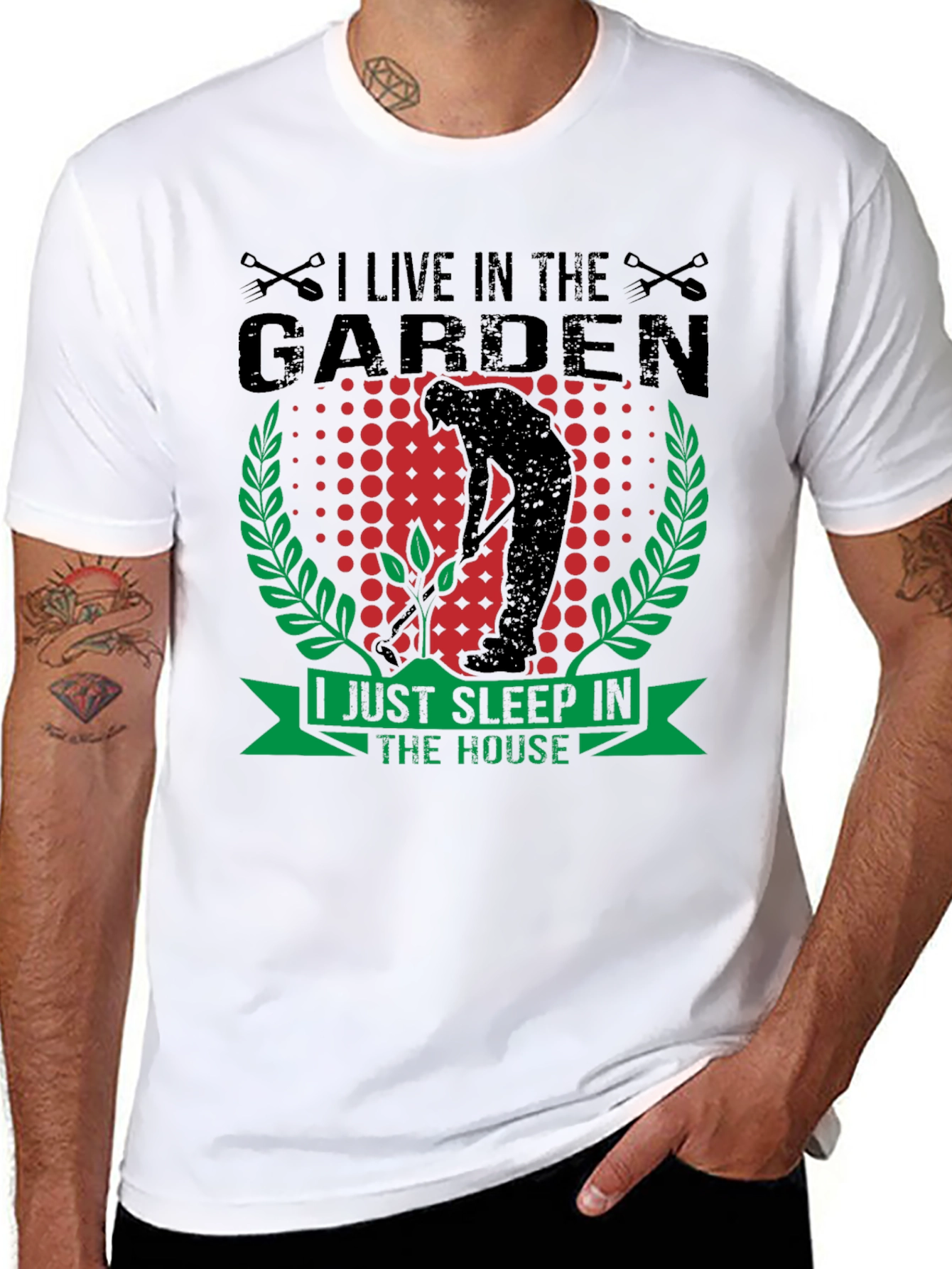 Gardeners Life T-Shirt - Live in the Garden