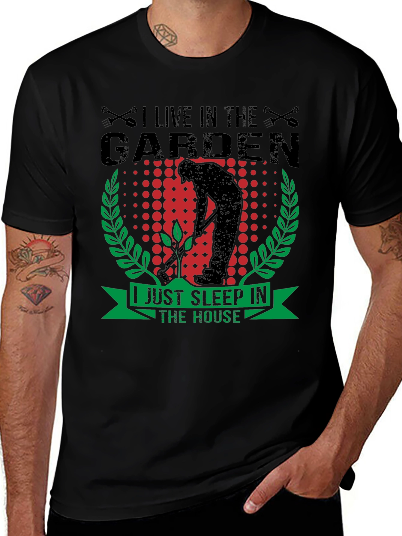 Gardeners Life T-Shirt - Live in the Garden