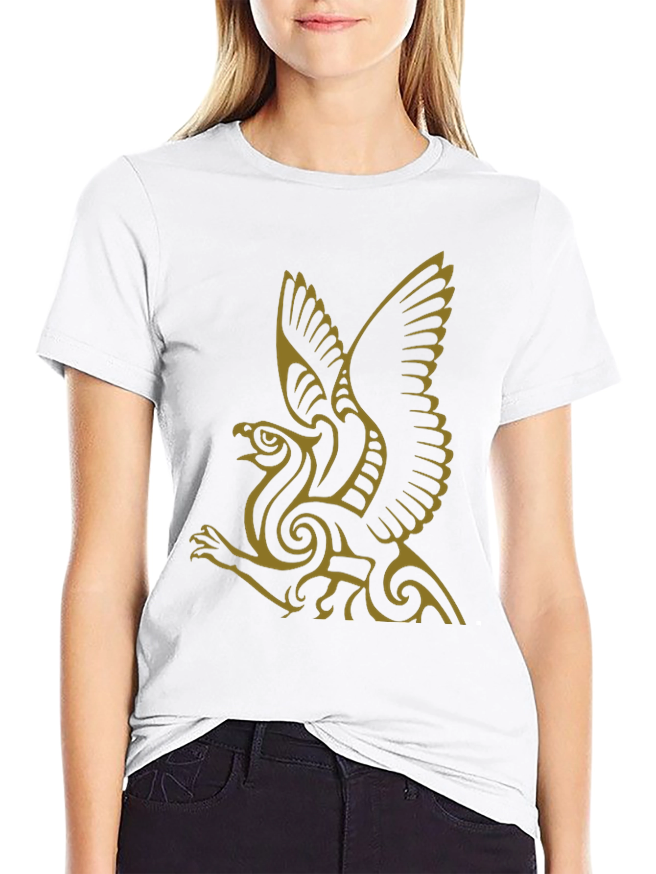 Griffin Graphic Tee - Stylish Black T-Shirt