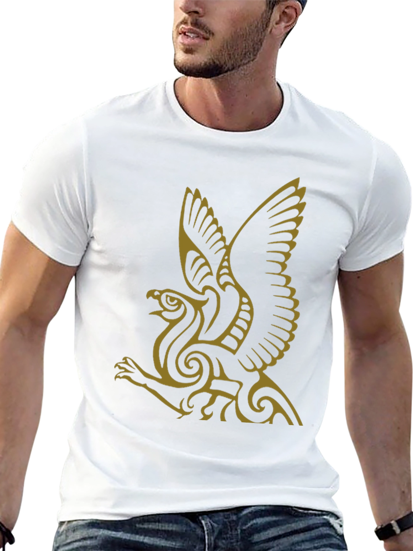 Griffin Graphic Tee - Stylish Black T-Shirt