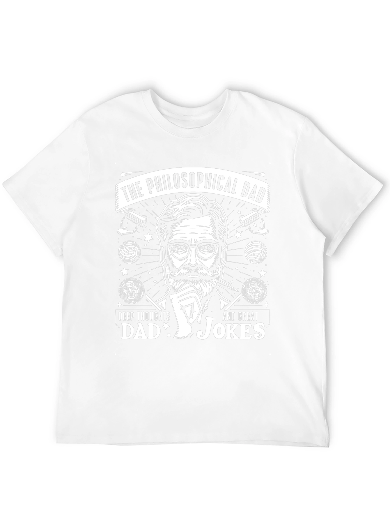 Philosophical Dad T-Shirt - Deep Thoughts & Great Jokes