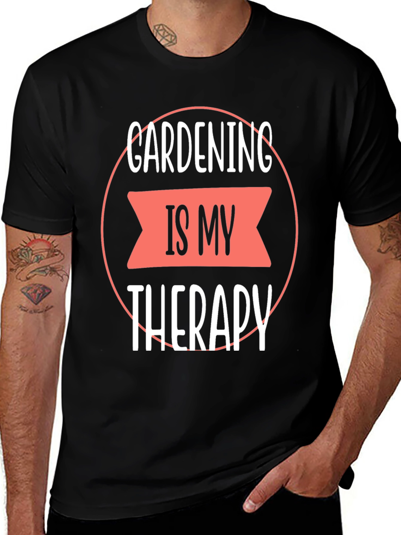 Gardening Is My Therapy Graphic Tee