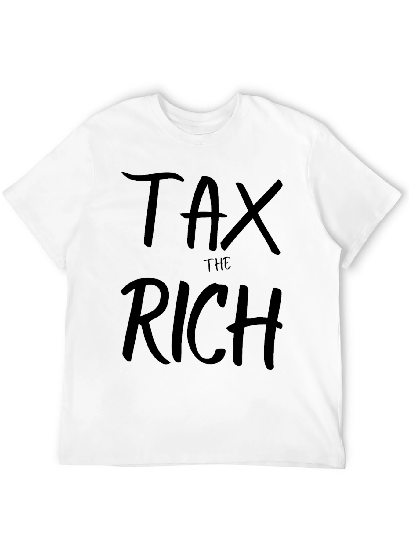 Tax the Rich T-Shirt - Black Crew Neck