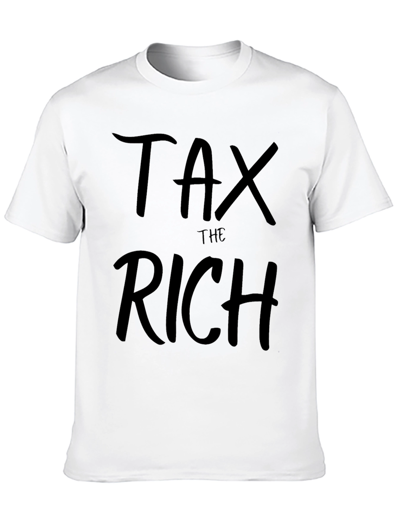 Tax the Rich T-Shirt - Black Crew Neck