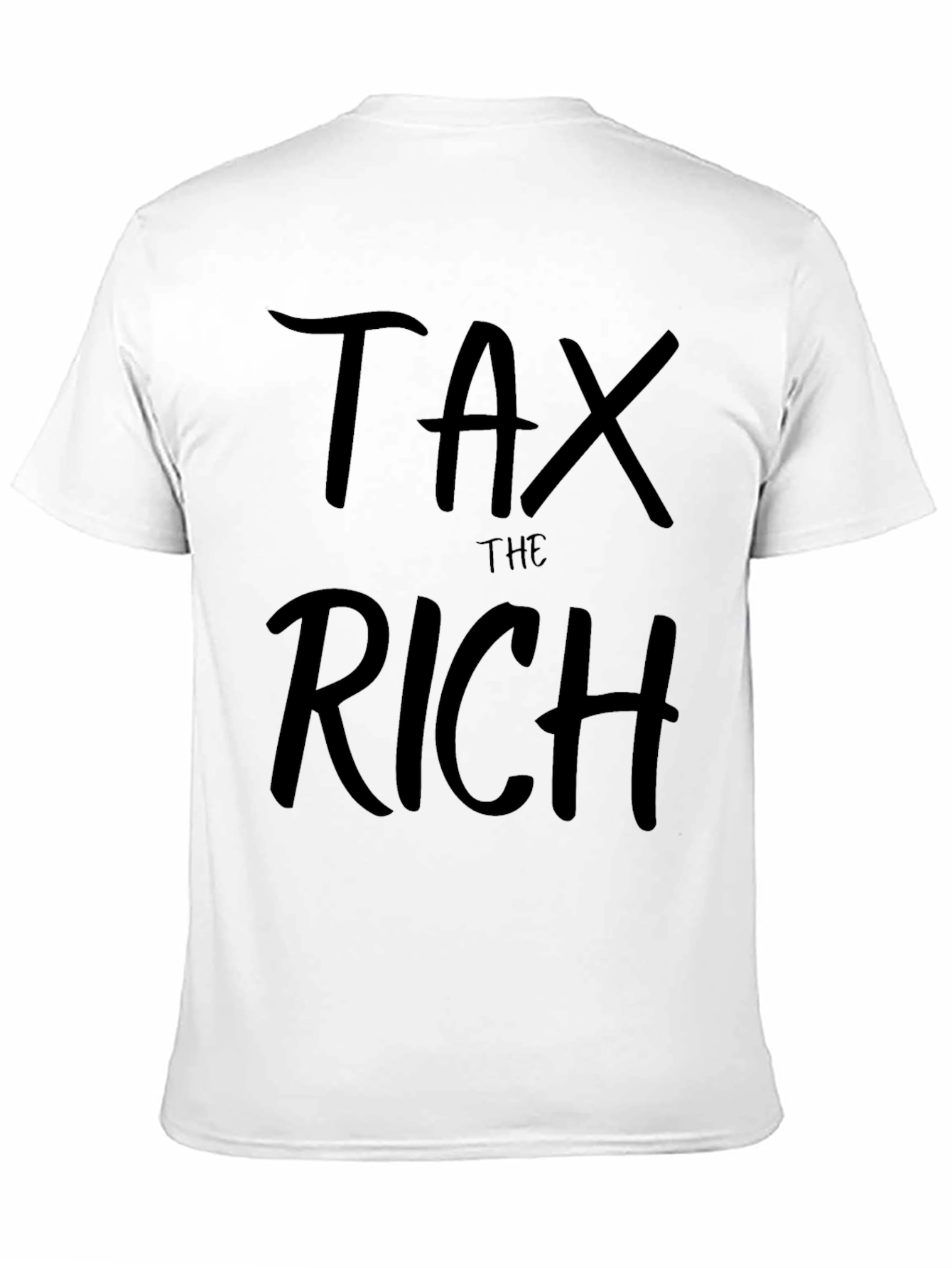 Tax the Rich T-Shirt - Black Crew Neck