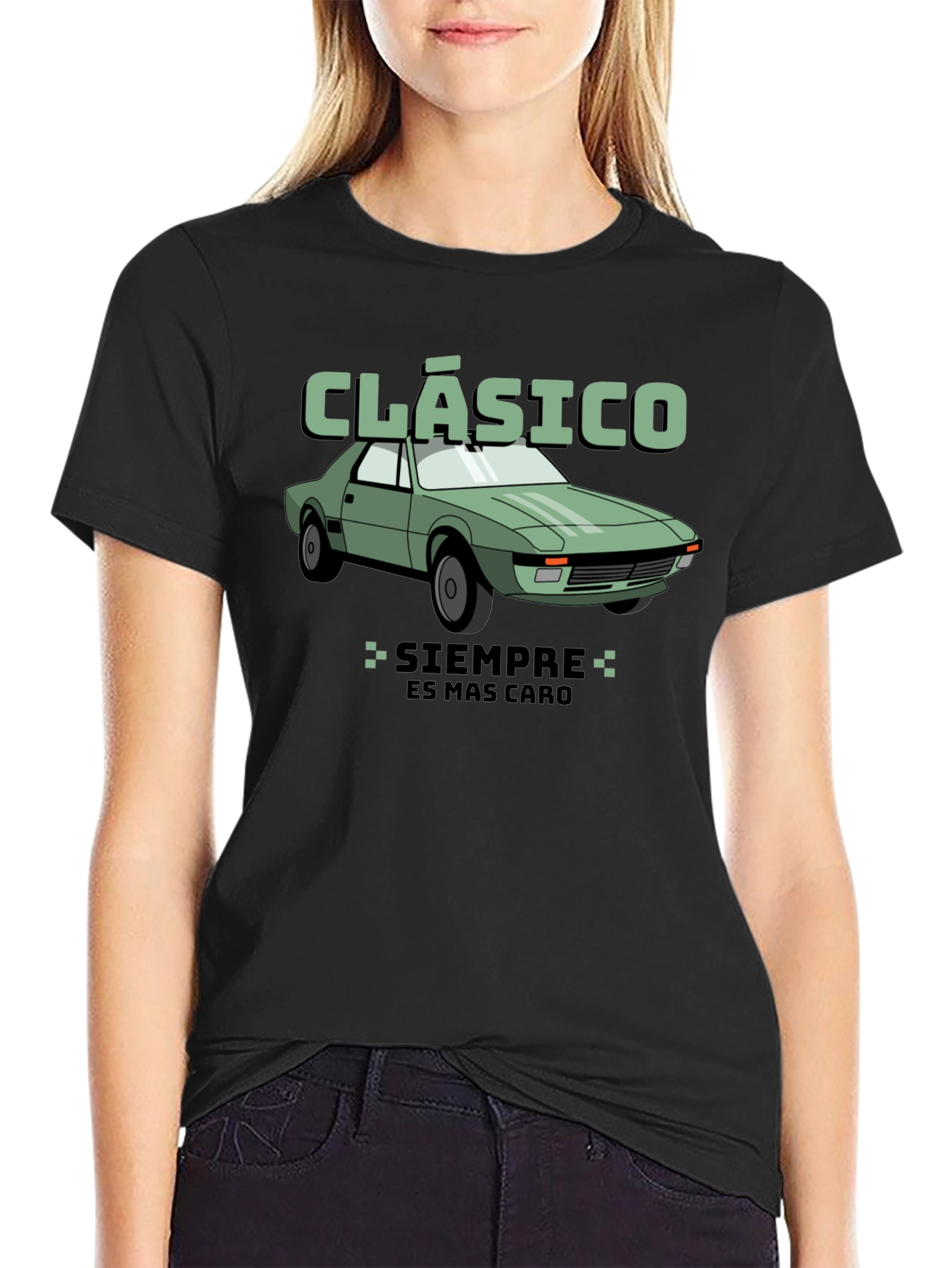 Classic Car T-Shirt - Siempre Es Mas Caro