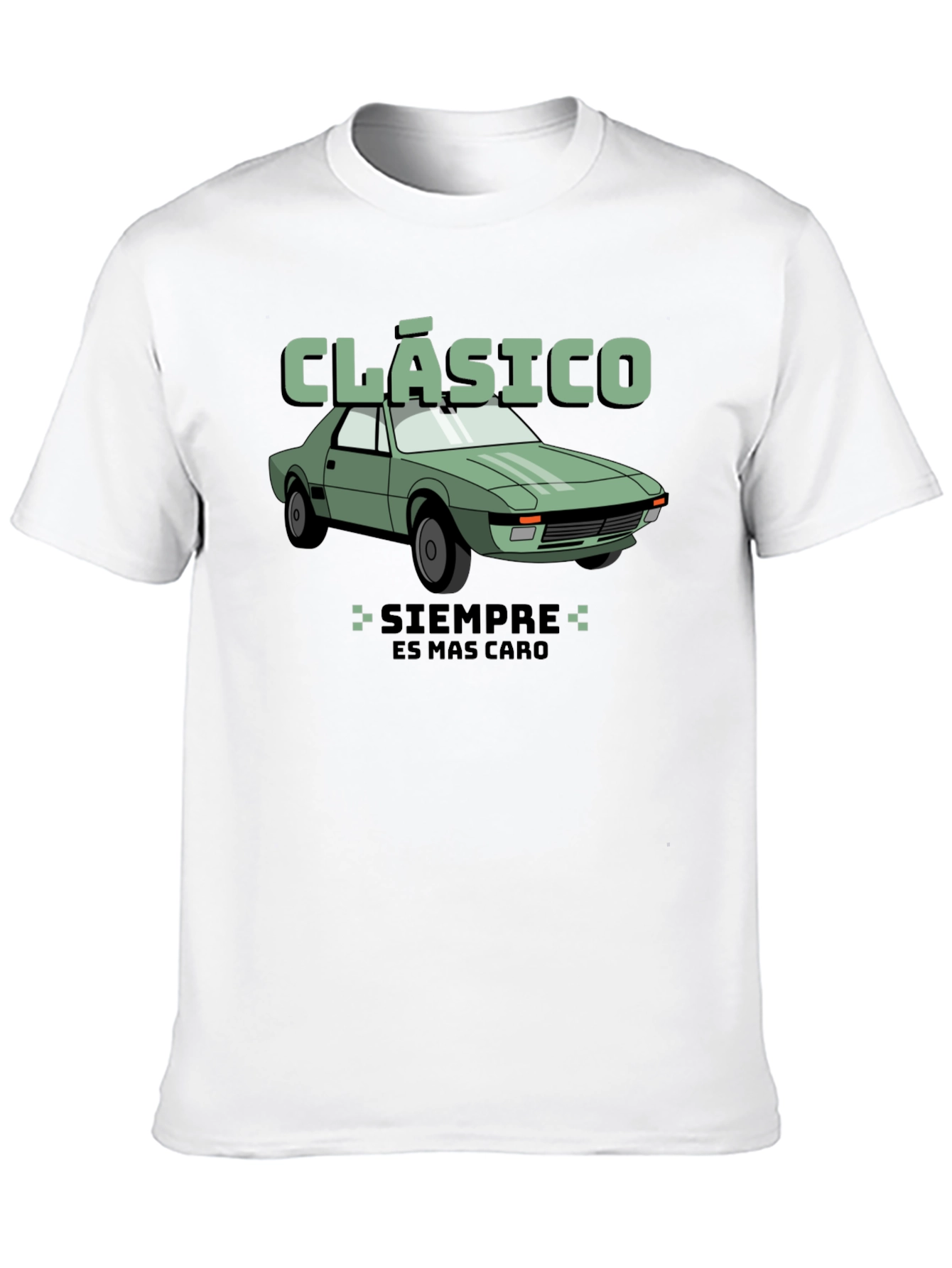 Classic Car T-Shirt - Siempre Es Mas Caro