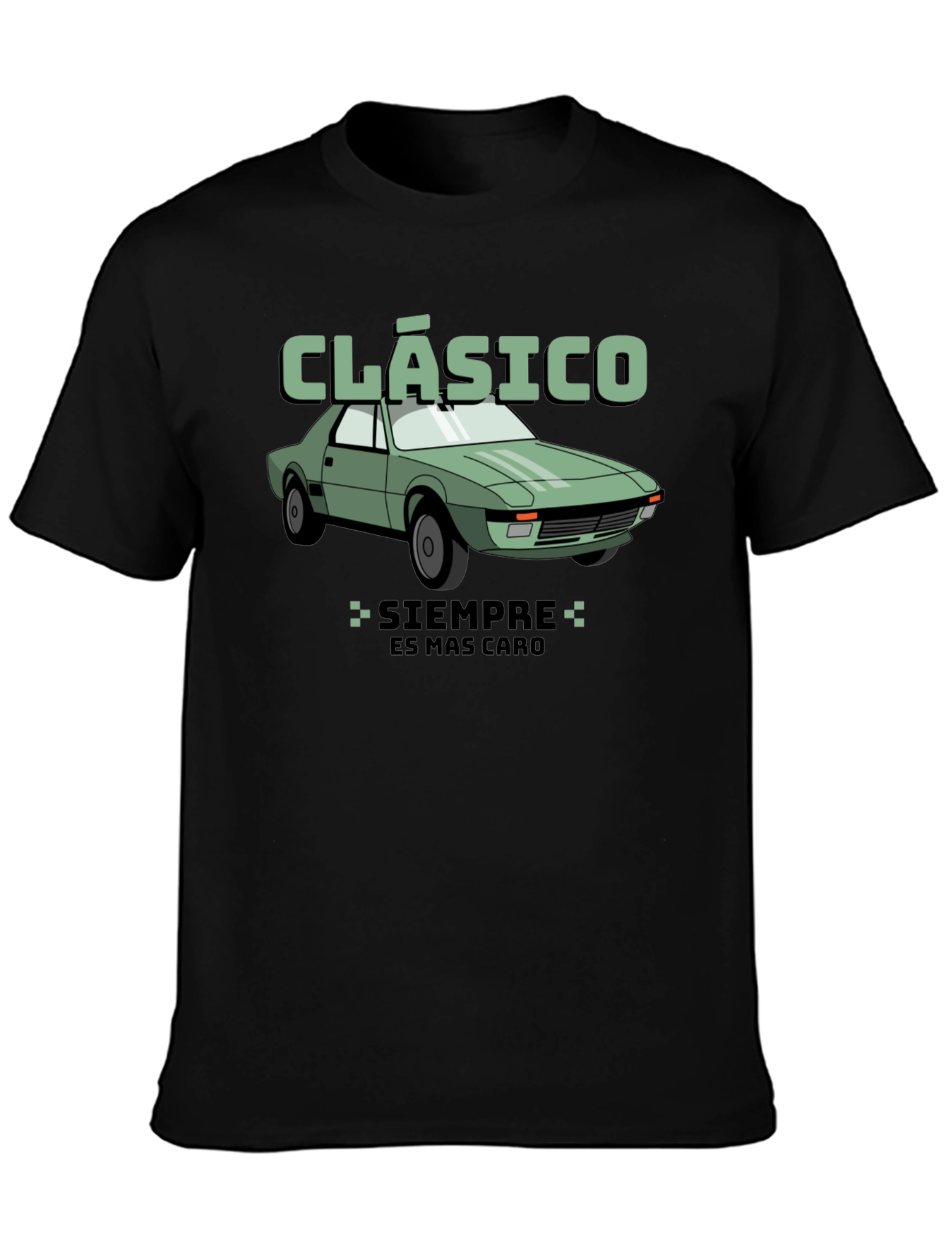 Classic Car T-Shirt - Siempre Es Mas Caro