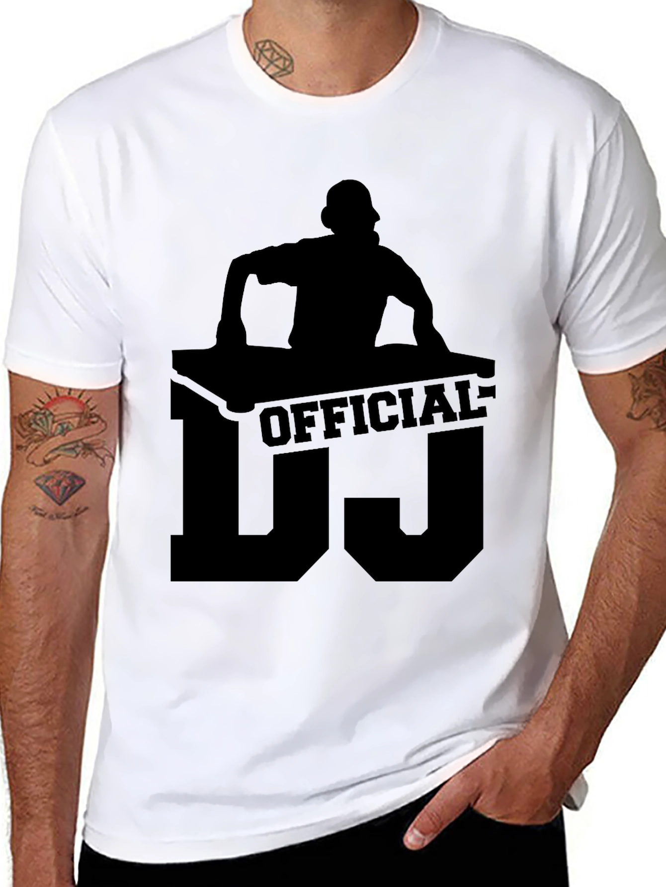 Official DJ Black Graphic T-Shirt