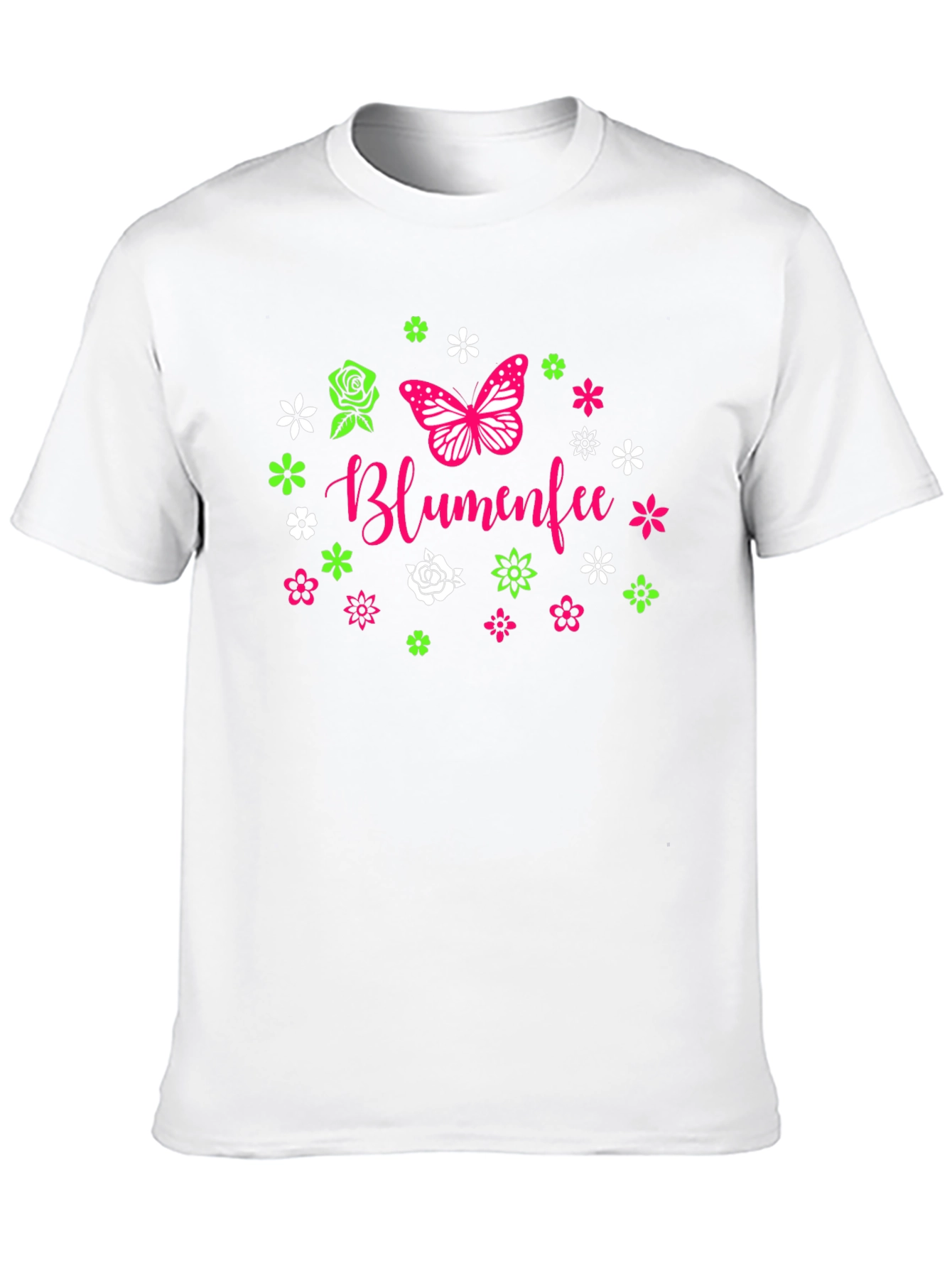 Blumenfee Butterfly Flower T-Shirt