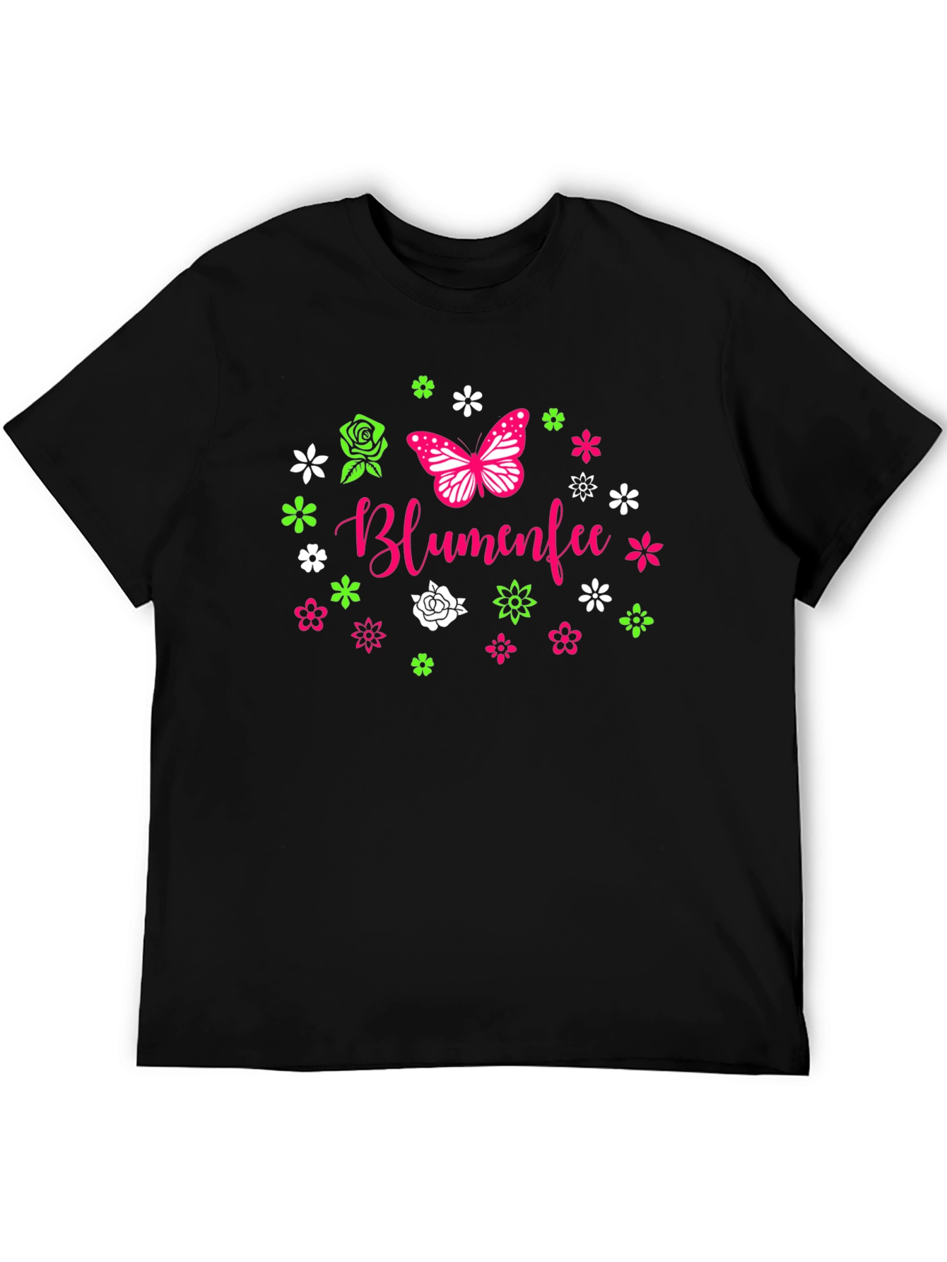 Blumenfee Butterfly Flower T-Shirt