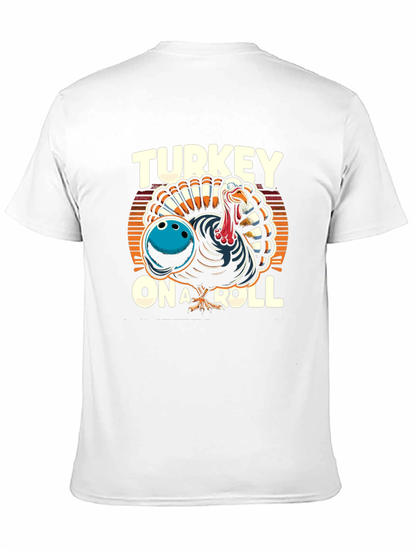 Turkey On A Roll Graphic T-Shirt