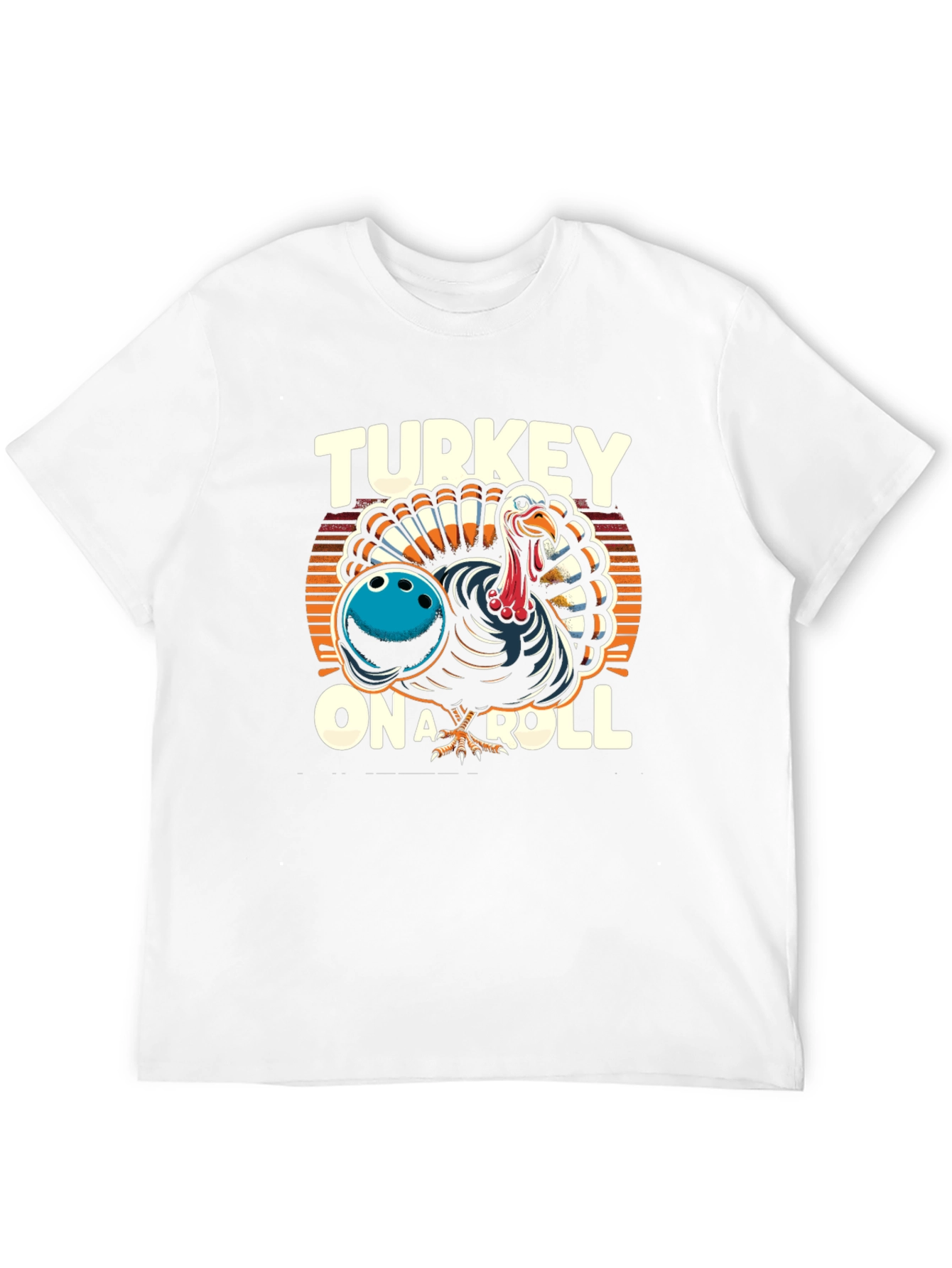 Turkey On A Roll Graphic T-Shirt