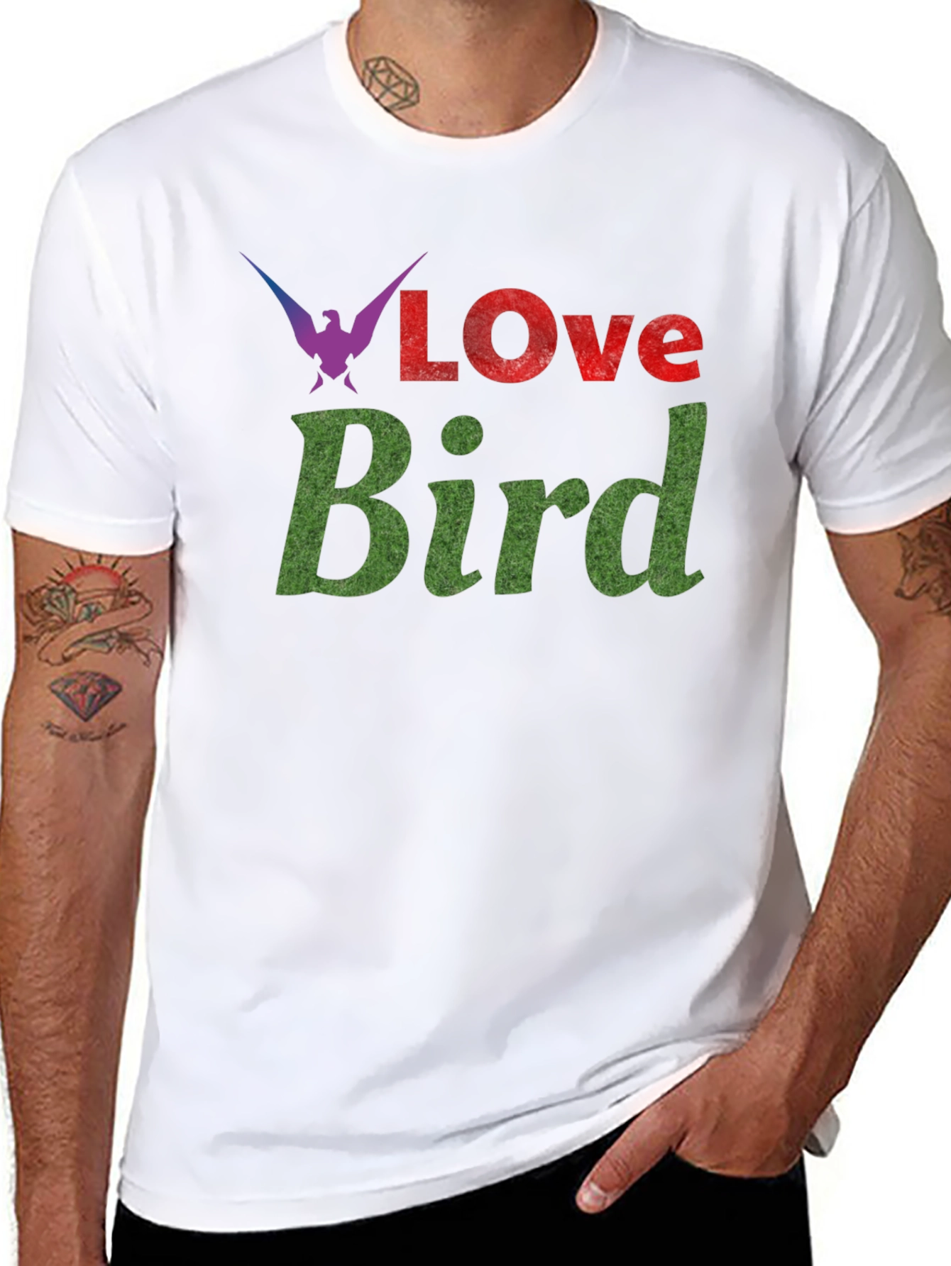 Love Bird Graphic T-Shirt