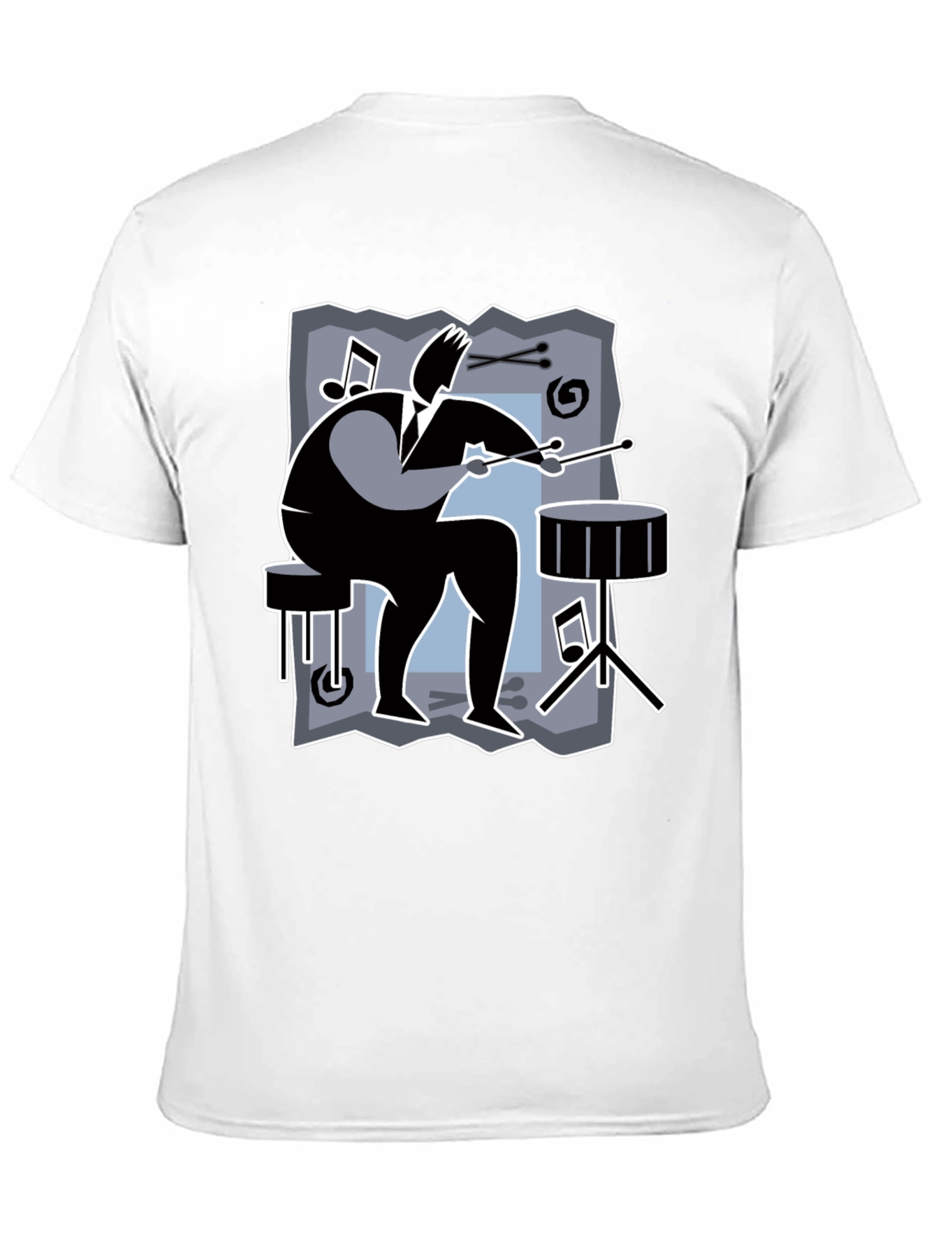Drummer Graphic Tee - Black