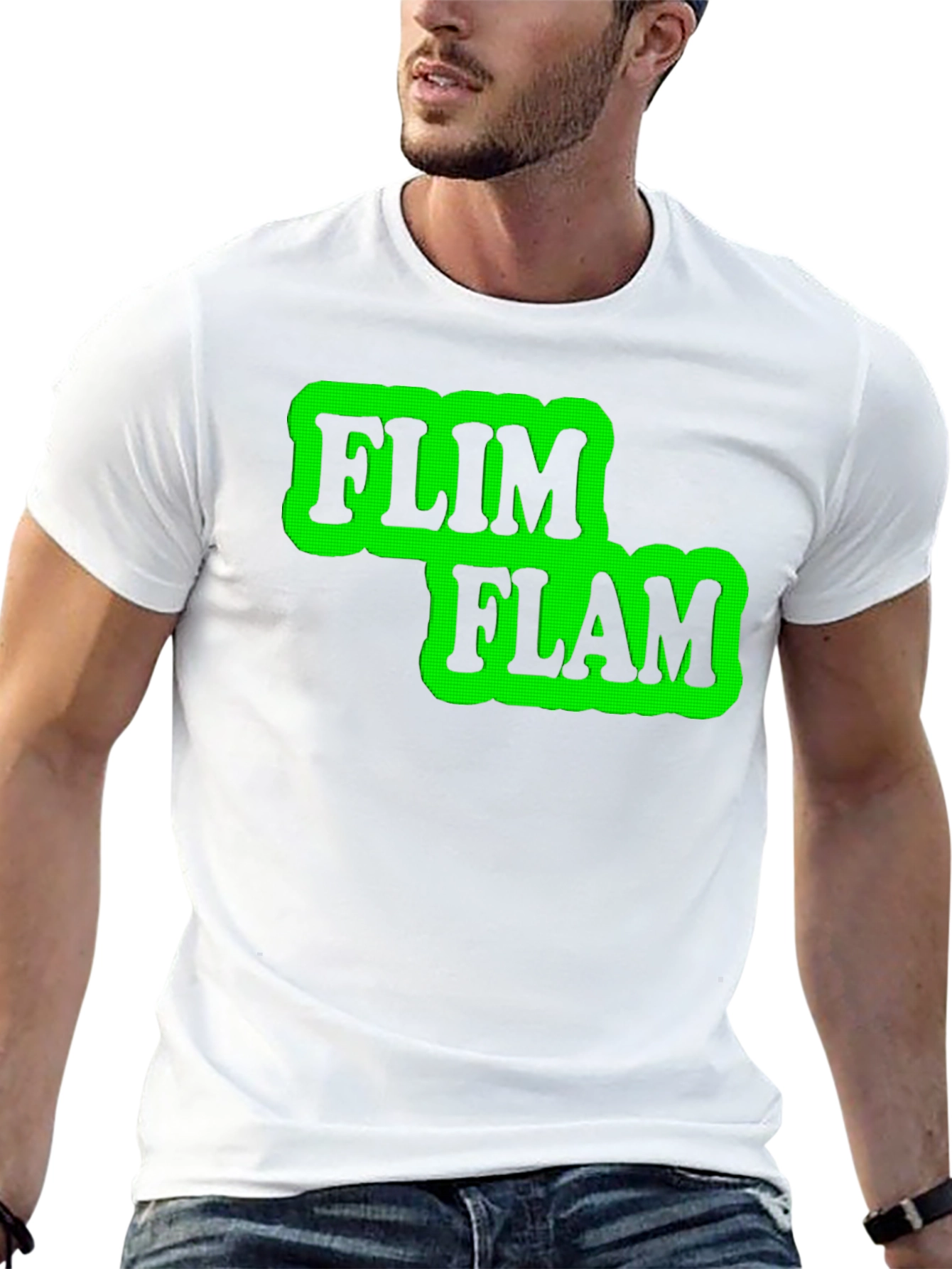 Flim Flam Graphic T-Shirt - Novelty Design Tee