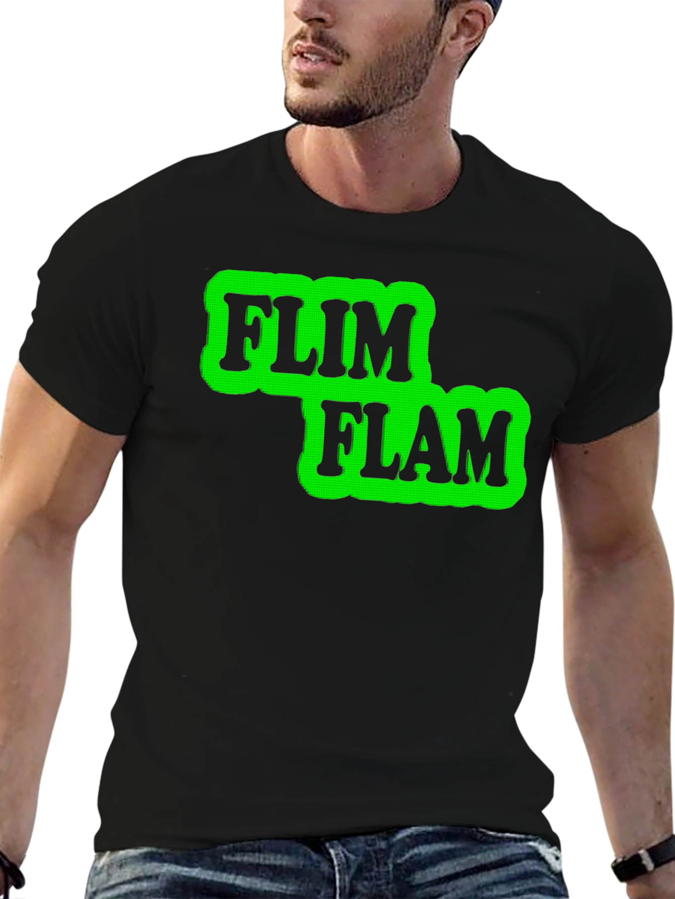 Flim Flam Graphic T-Shirt - Novelty Design Tee