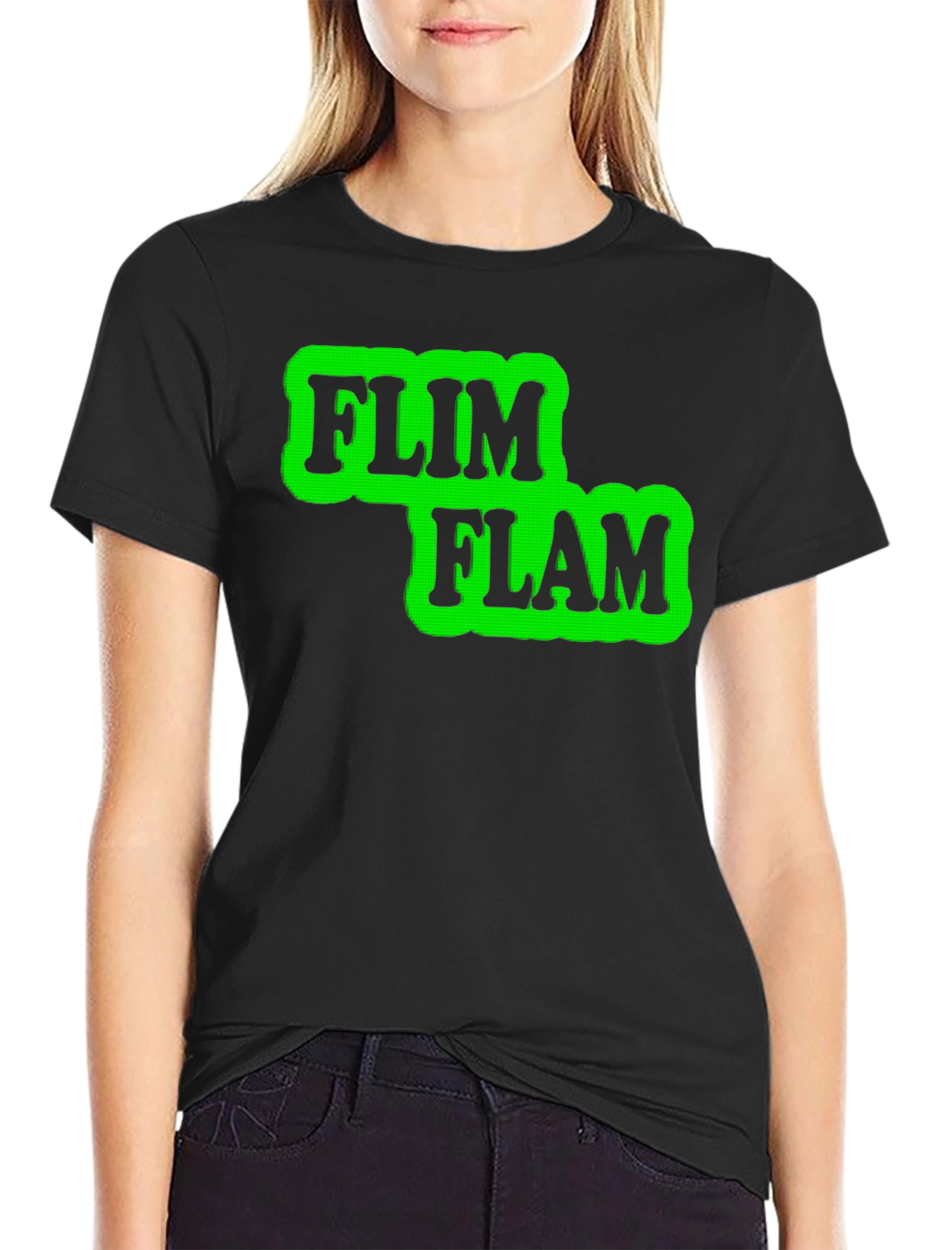 Flim Flam Graphic T-Shirt - Novelty Design Tee