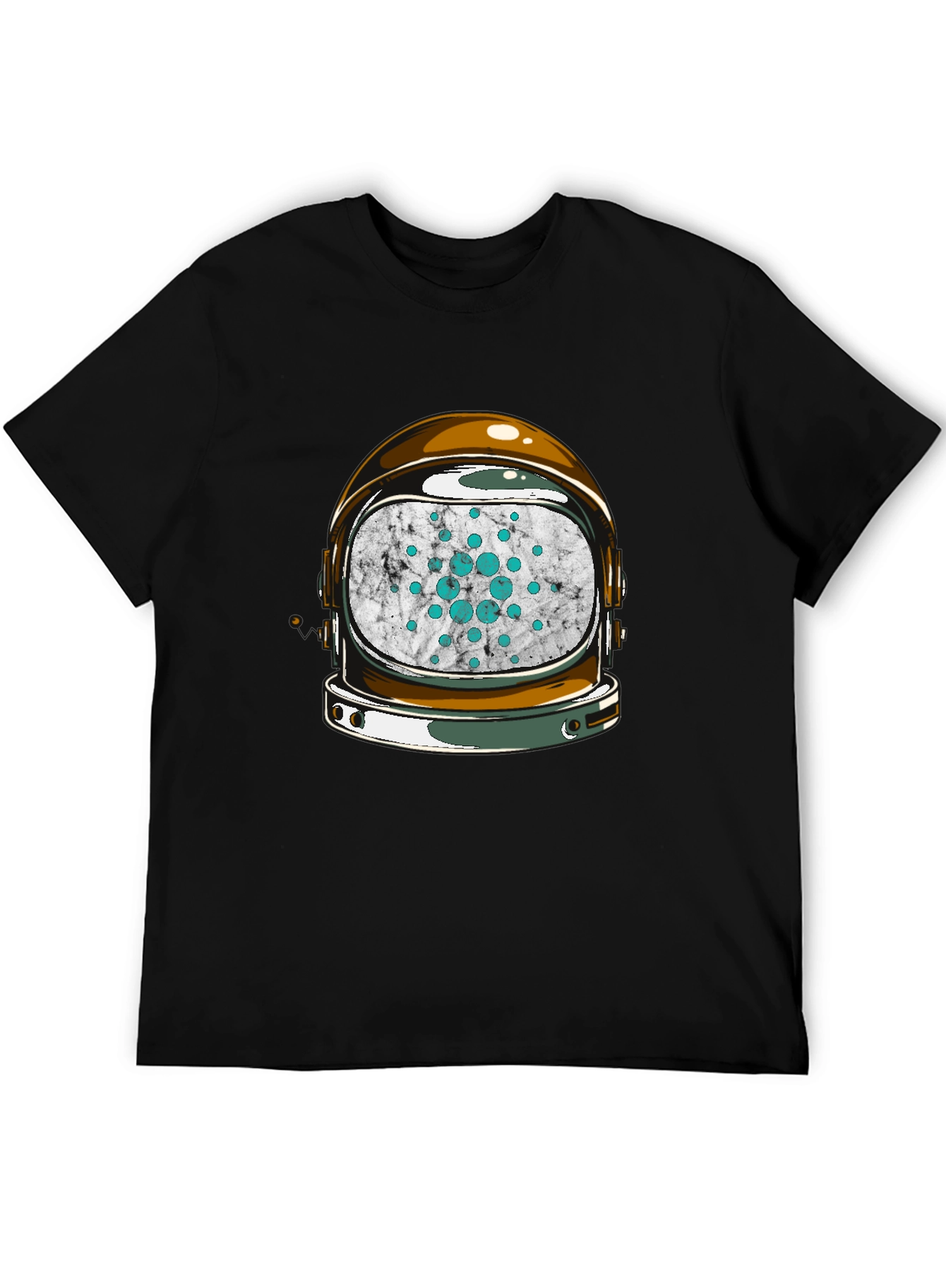 Astronaut Helmet Cardano Crypto Tee