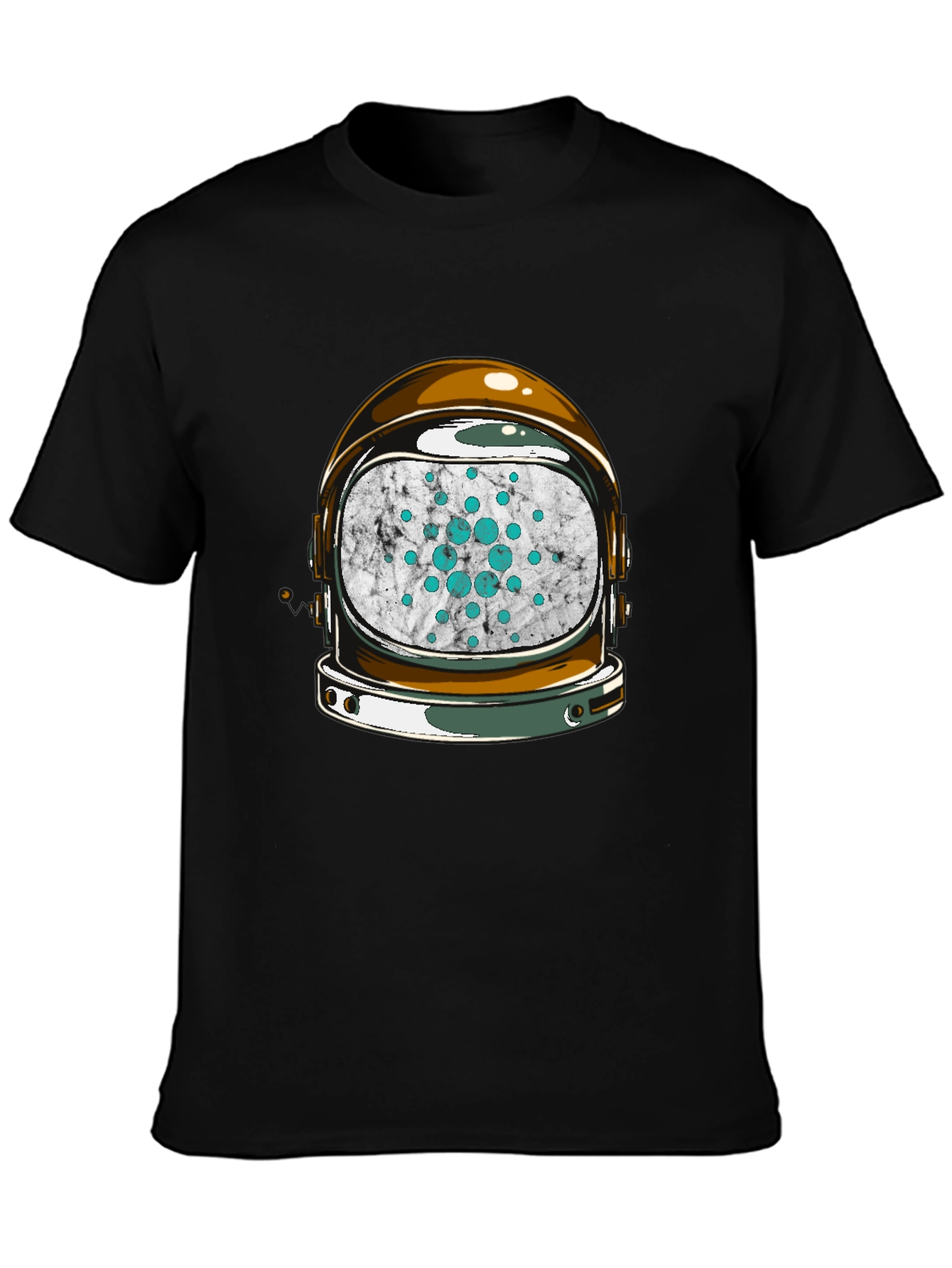 Astronaut Helmet Cardano Crypto Tee