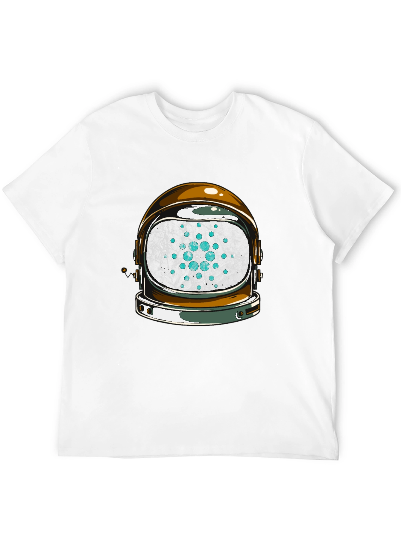 Astronaut Helmet Cardano Crypto Tee