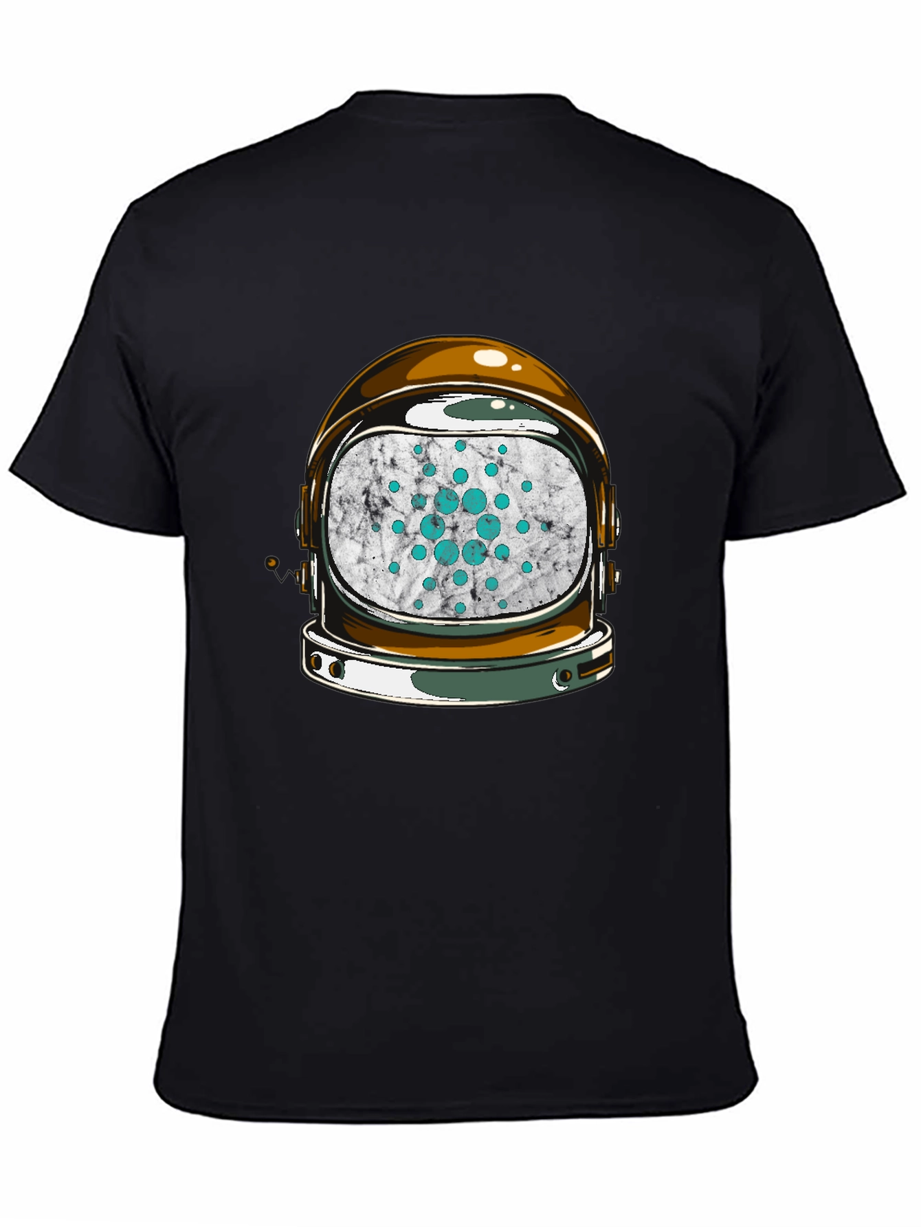 Astronaut Helmet Cardano Crypto Tee