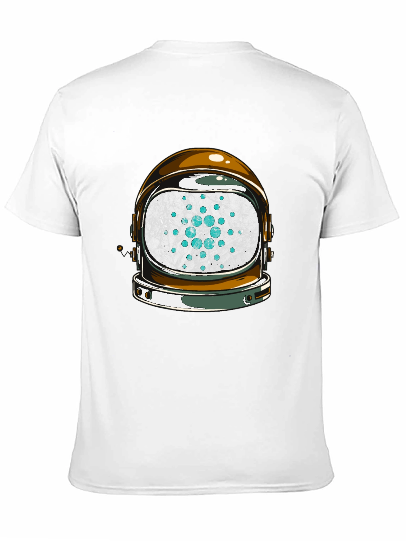 Astronaut Helmet Cardano Crypto Tee