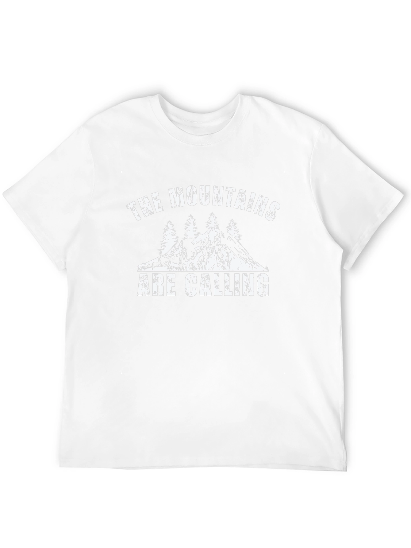 Mountains Are Calling Black T-Shirt