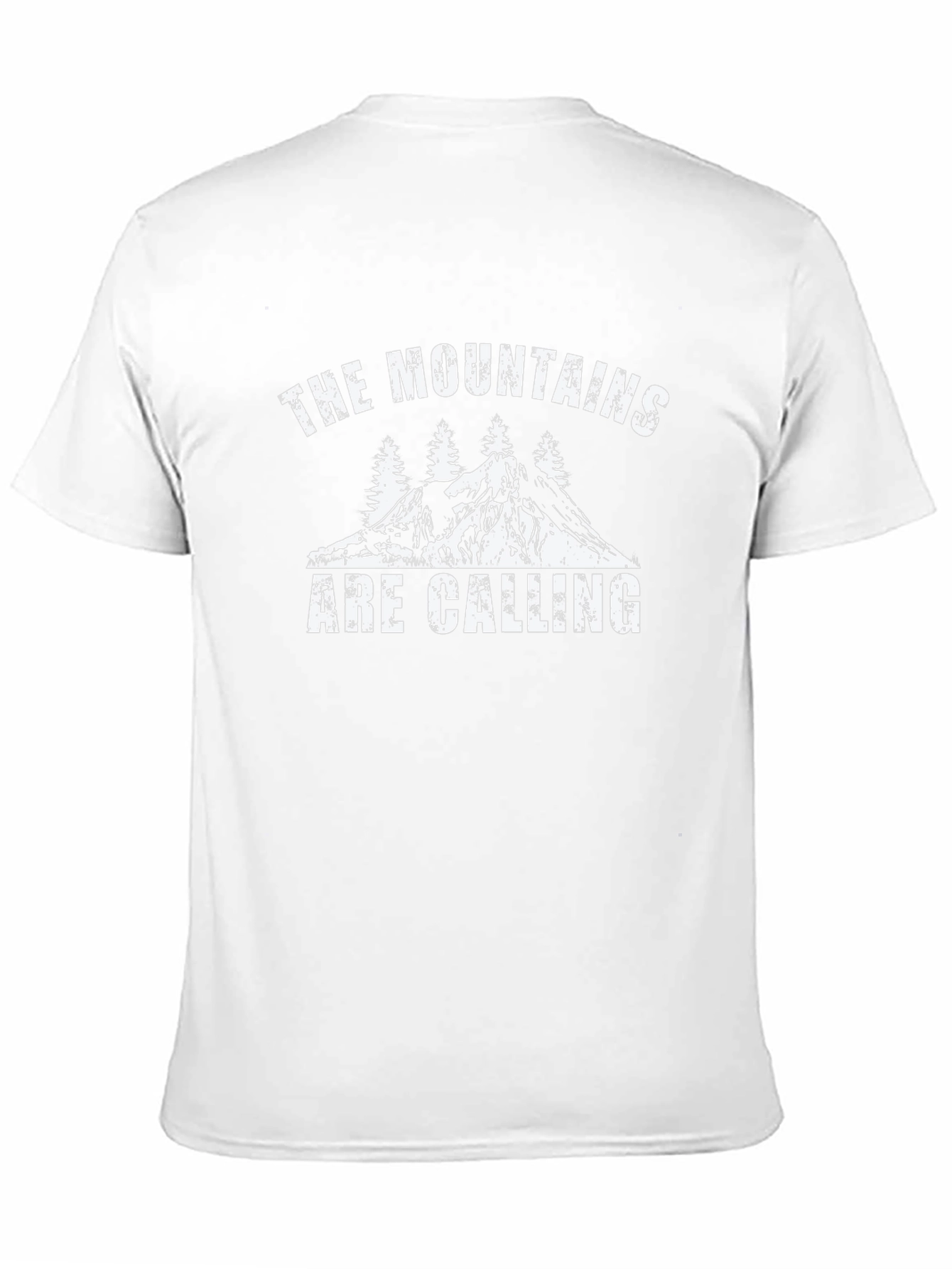 Mountains Are Calling Black T-Shirt