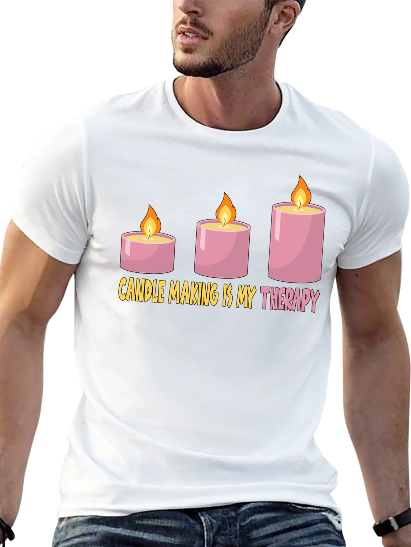 Candle Making Therapy T-Shirt - Hobby Tee