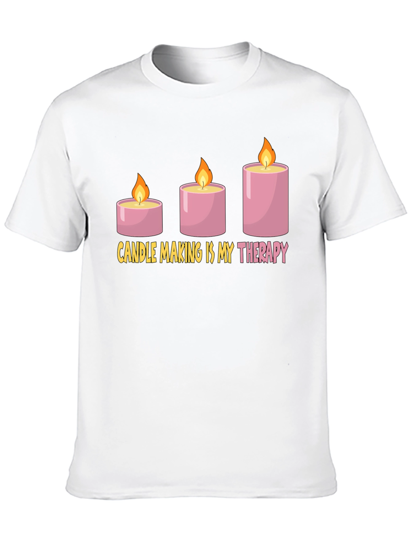 Candle Making Therapy T-Shirt - Hobby Tee
