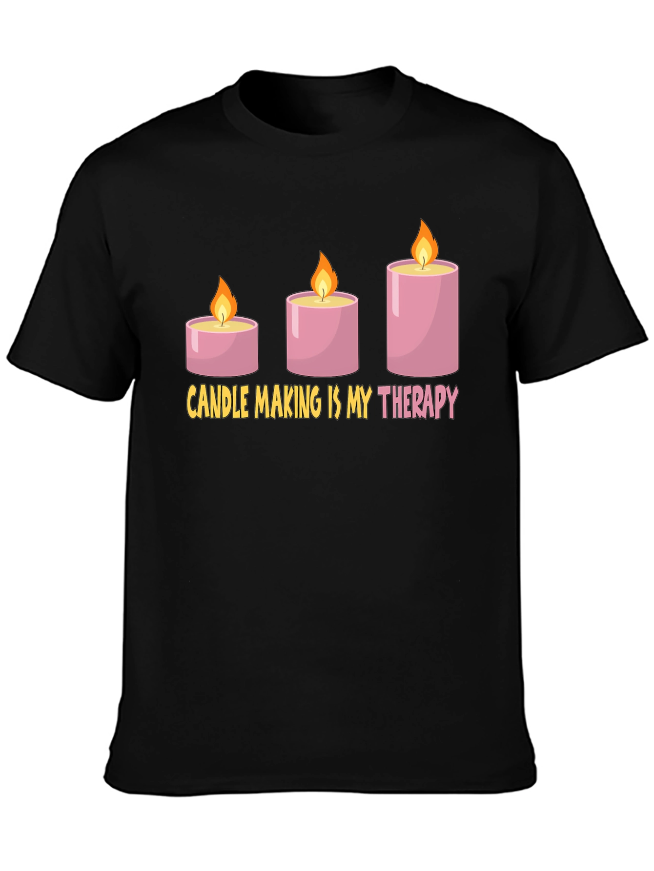Candle Making Therapy T-Shirt - Hobby Tee
