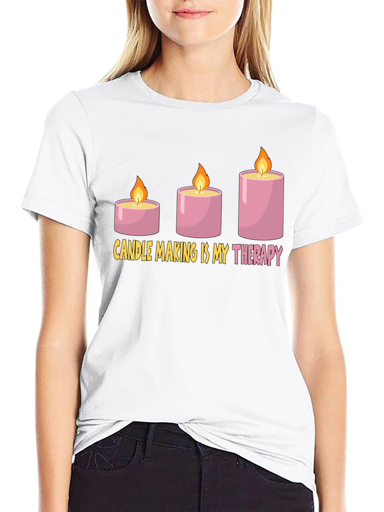Candle Making Therapy T-Shirt - Hobby Tee