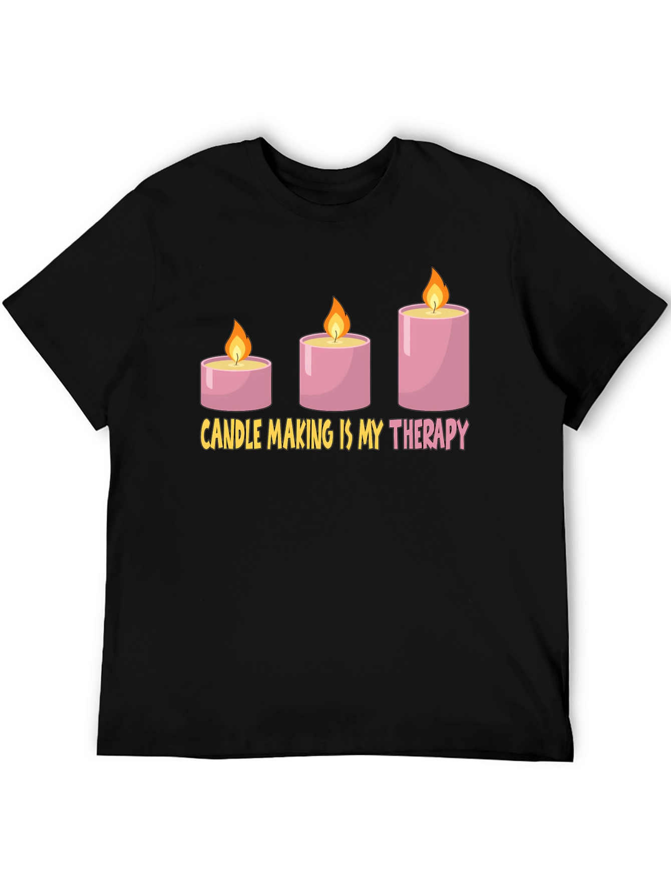 Candle Making Therapy T-Shirt - Hobby Tee