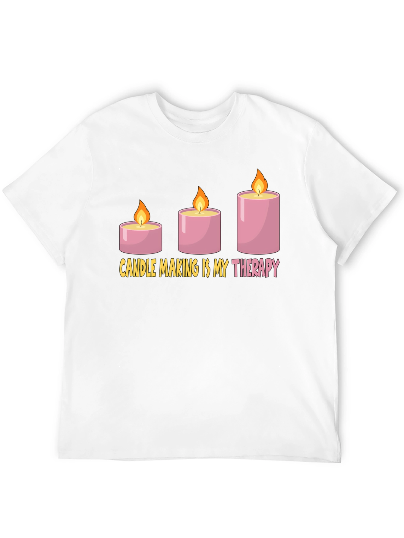 Candle Making Therapy T-Shirt - Hobby Tee