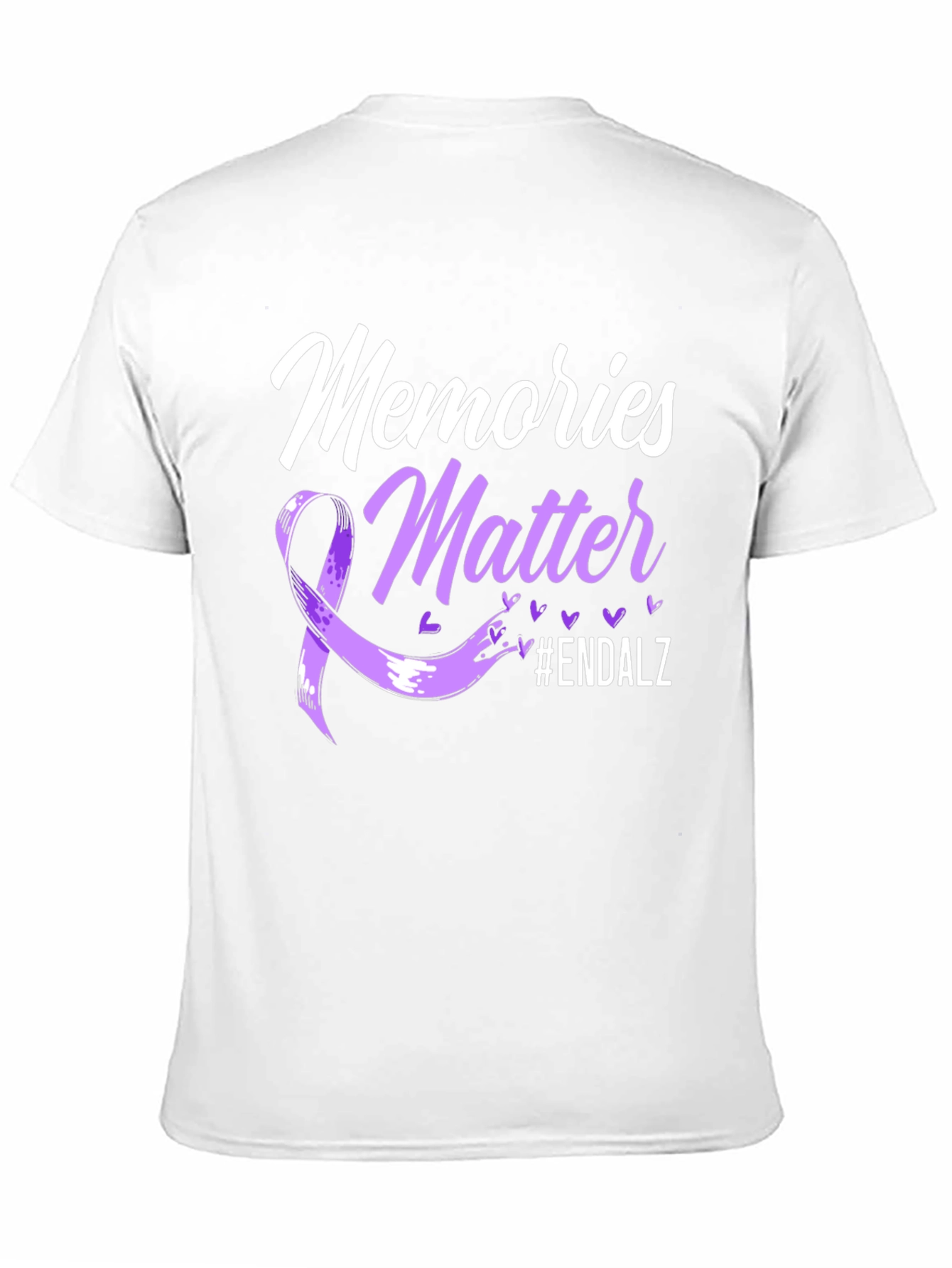 Memories Matter Alzheimers Awareness Ribbon T-Shirt