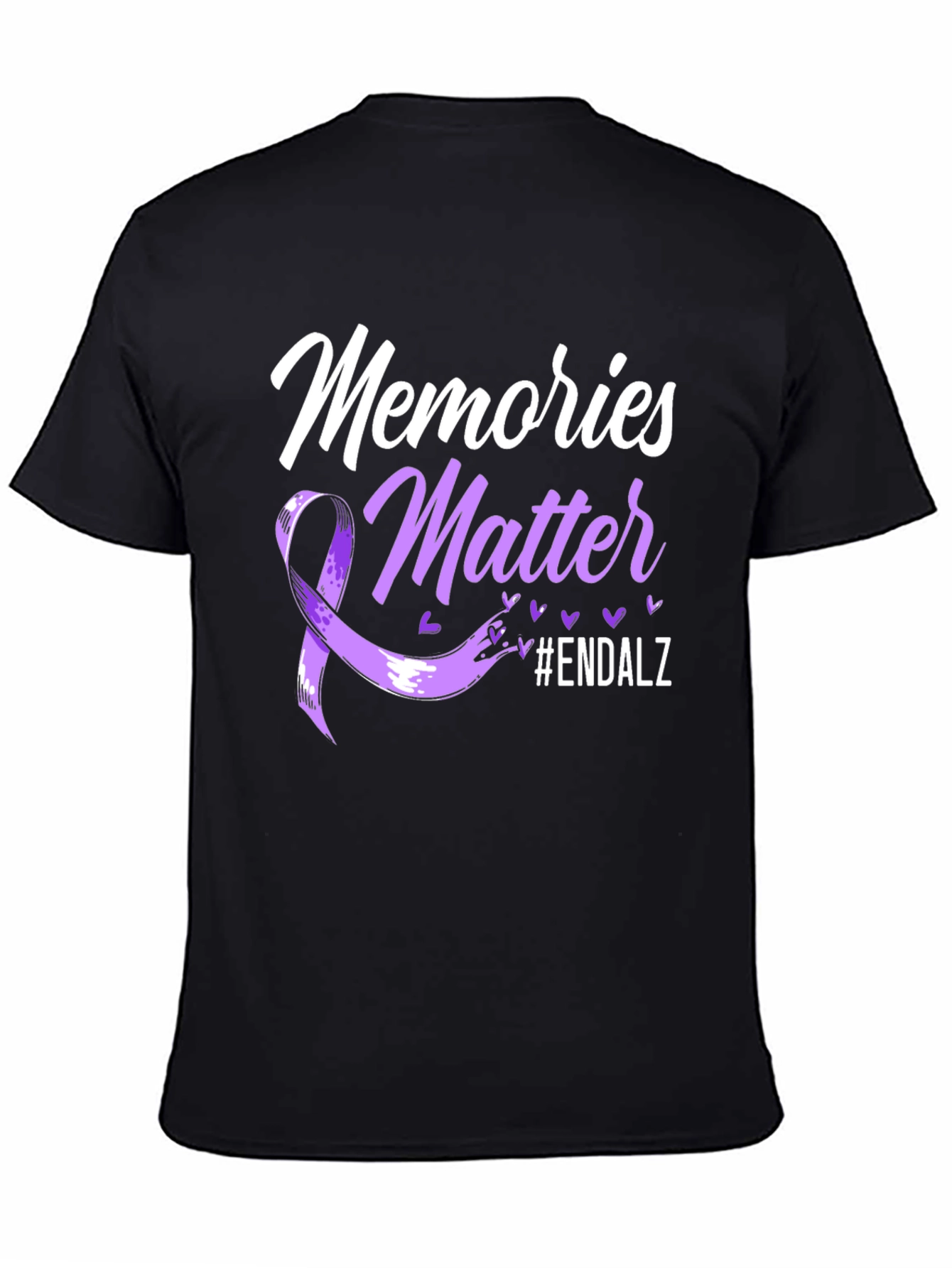 Memories Matter Alzheimers Awareness Ribbon T-Shirt