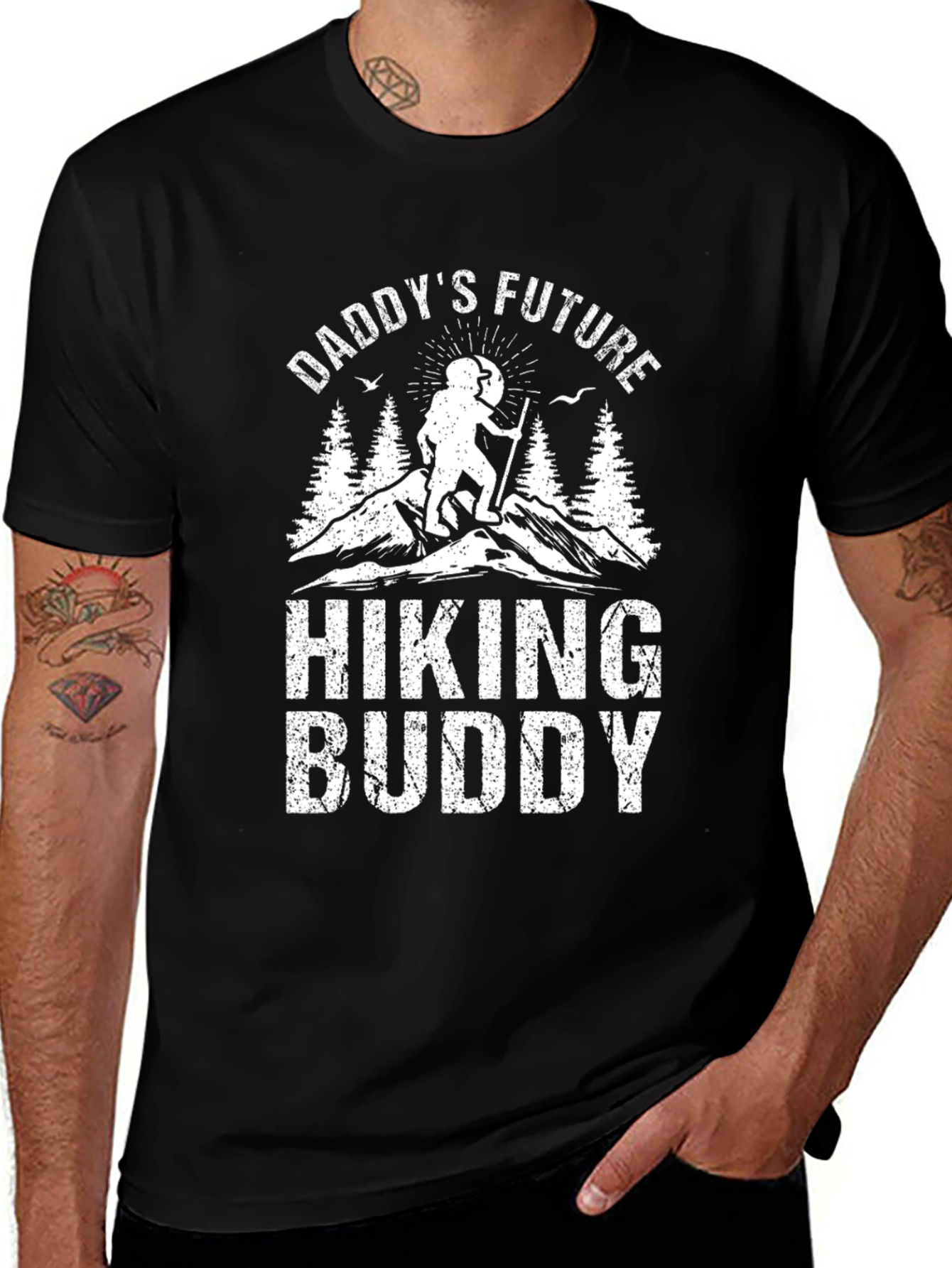 Daddys Future Hiking Buddy Graphic Tee