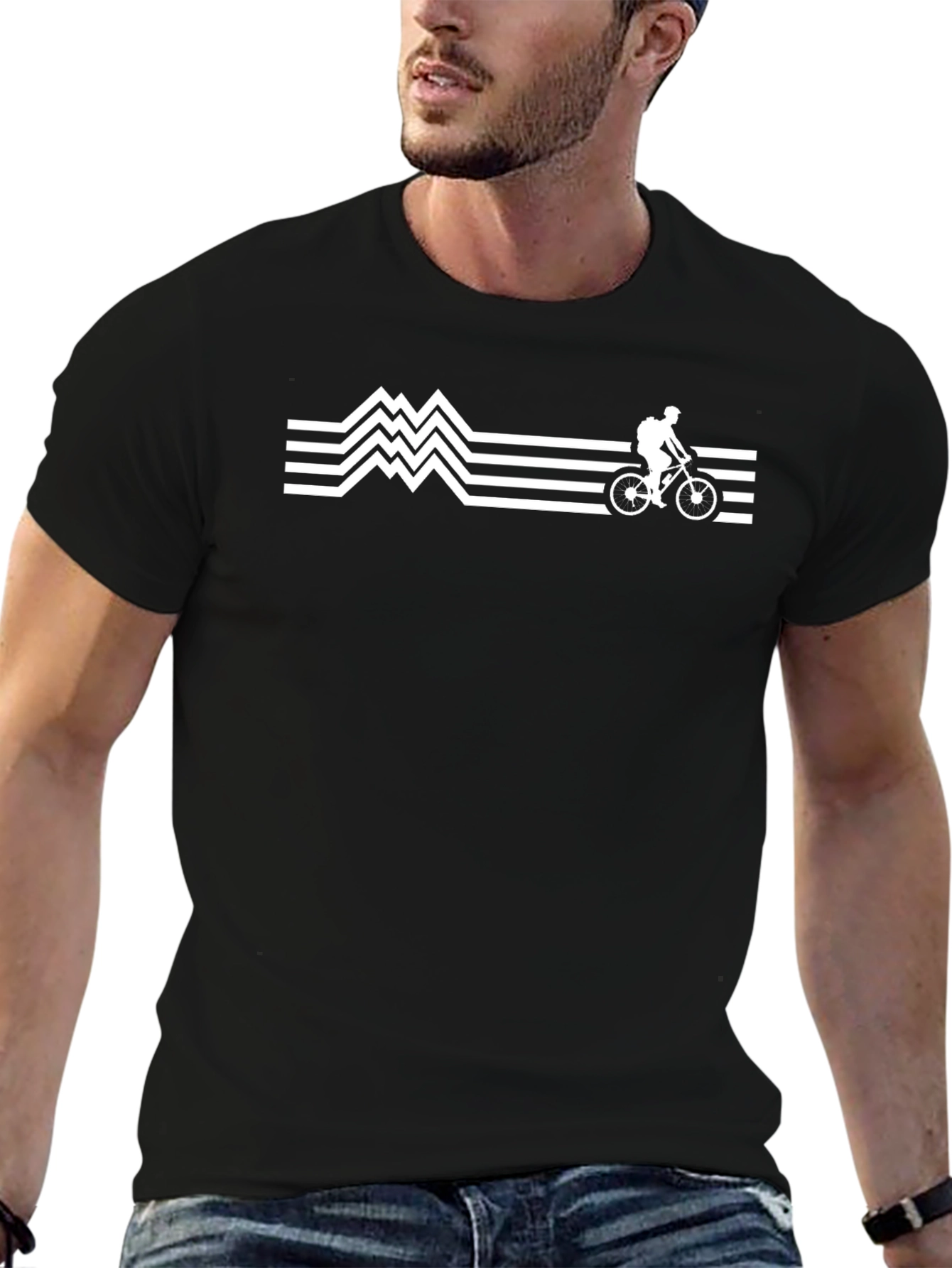 Mountain Biker Graphic Tee - Adventure Ready