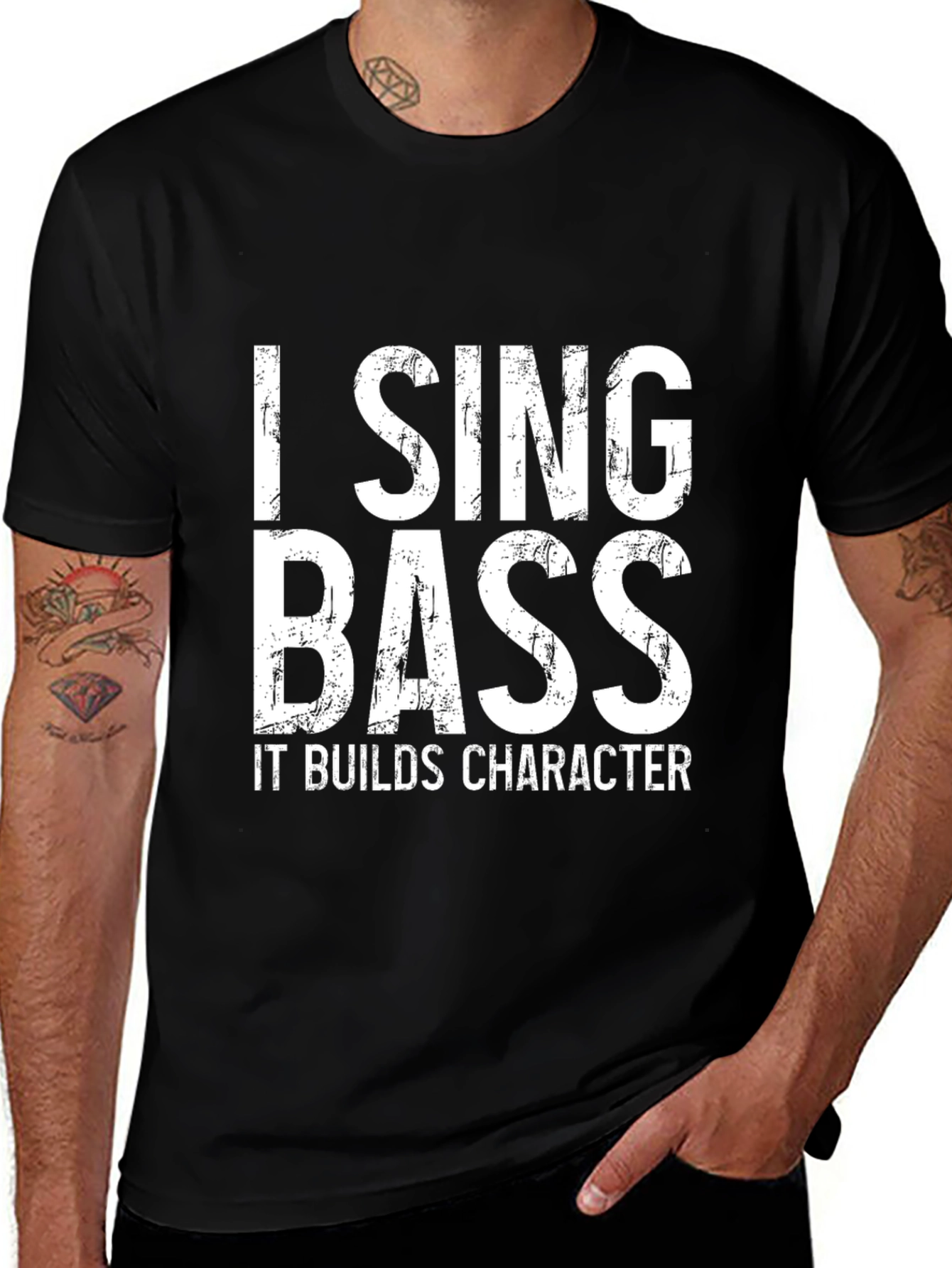 I Sing Bass T-Shirt - Music Lover Tee