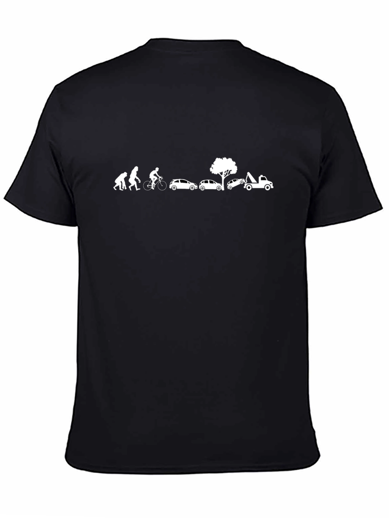Evolution of Man & Cars Graphic T-Shirt