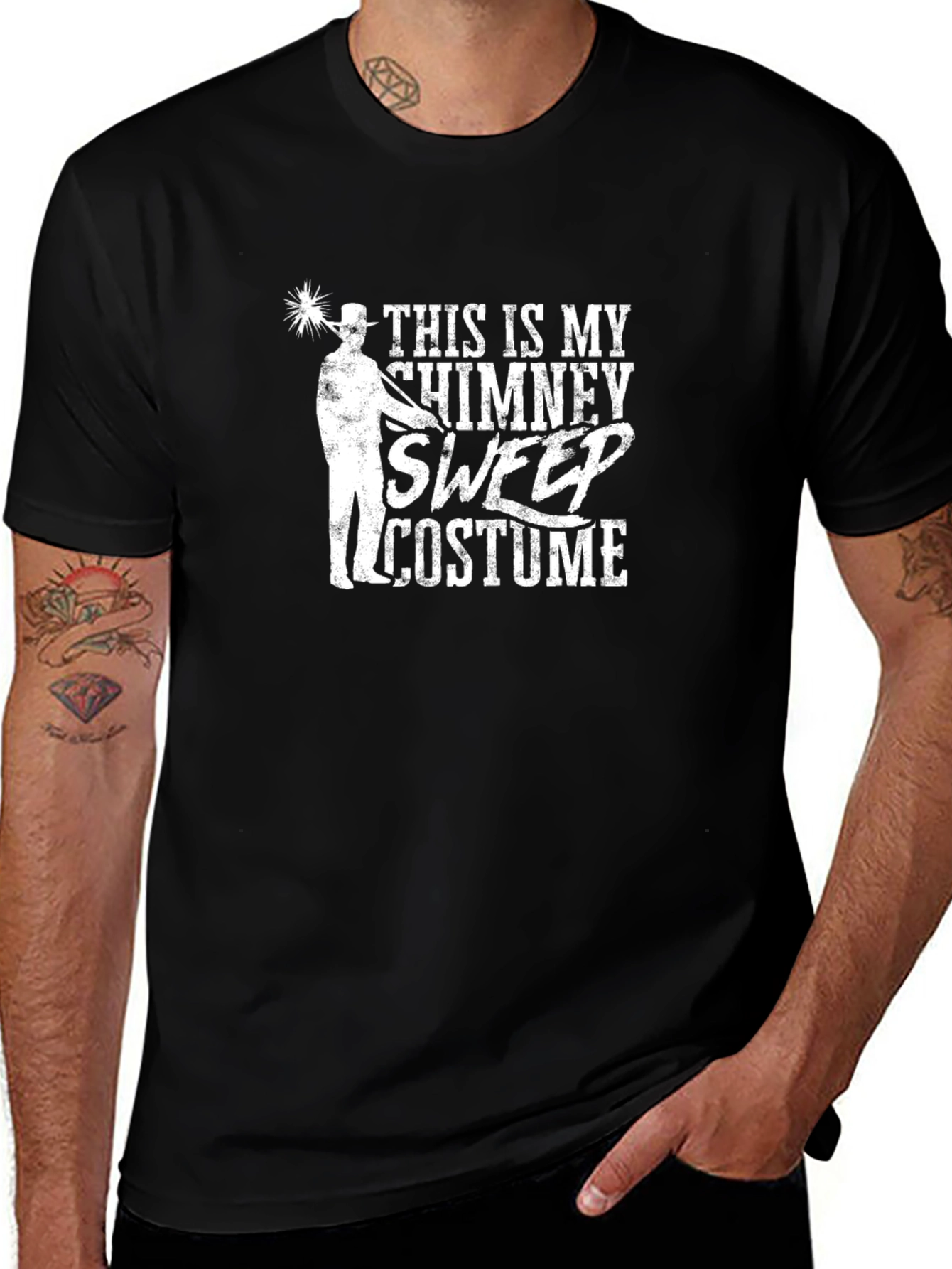 Chimney Sweep Costume T-Shirt - Halloween Fun